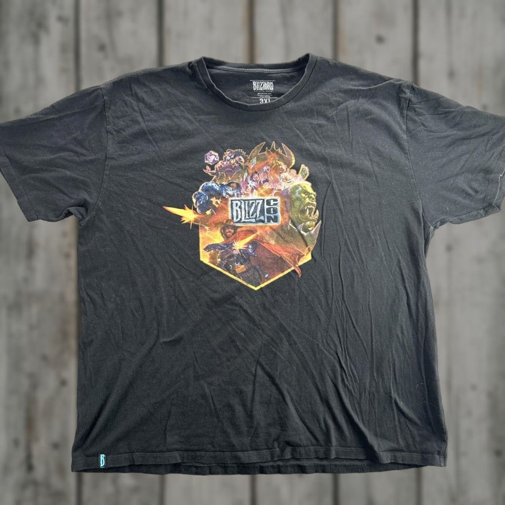 Vintage VINTAGE Blizzard BlizzardCon 2018 T-Shirt Mens 3XL Black Gaming Overwatch Warcraft Diablo Geek Logo Size US XXL / EU 58 / 5 - 1 Thumbnail