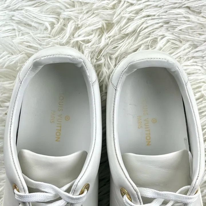 Louis Vuitton Louis Vuitton Stylish White Low-Top Sneakers -2508 Size US 6 / IT 36 - 7 Thumbnail