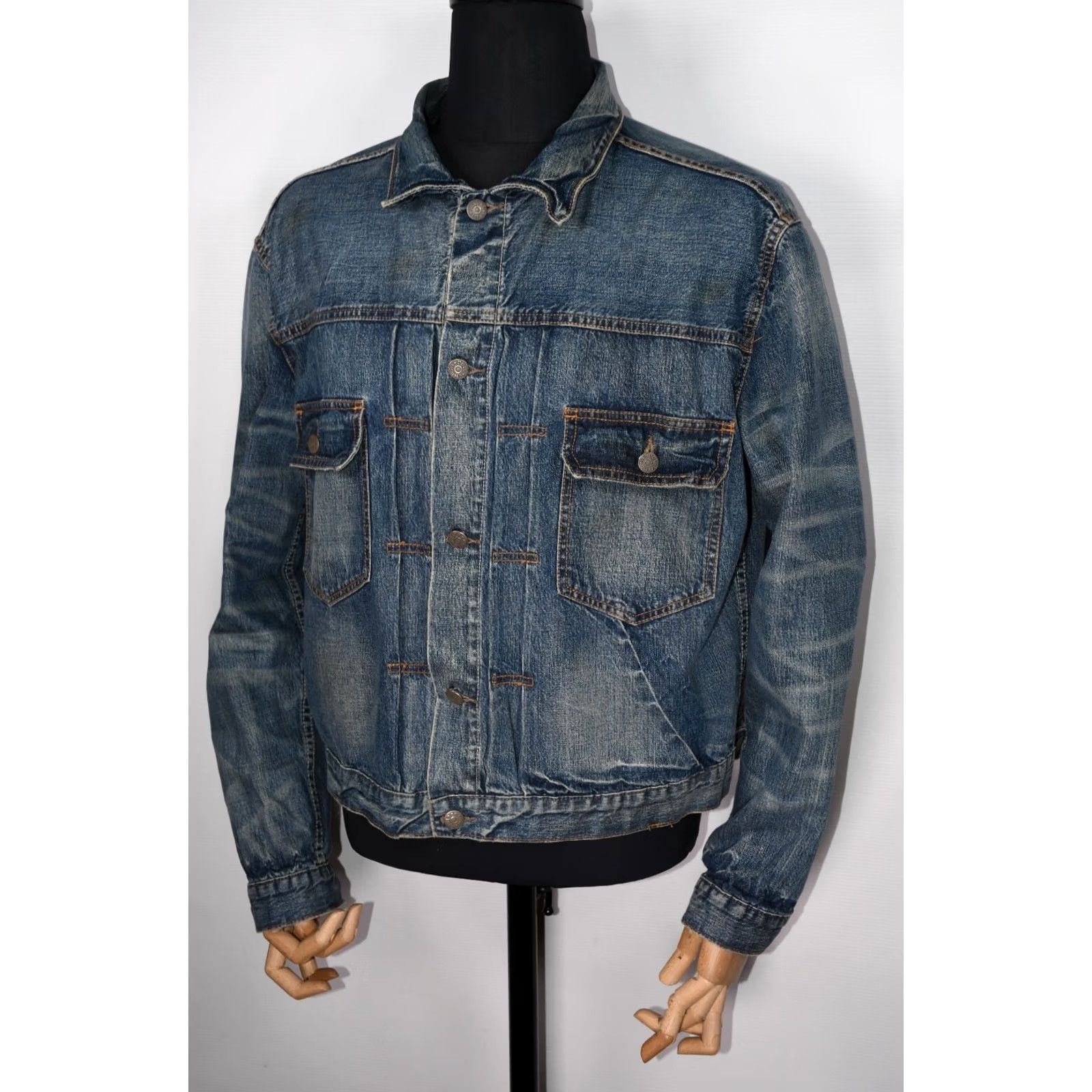 Polo Ralph Lauren Polo Ralph Lauren Jacket Denim XL Mens Blue Old School Polo Ralph Lauren Denim Jacket XL Men Blue Solid Pattern Casual Button Closure Regular Size Size US XL / EU 56 / 4 - 2 Thumbnail