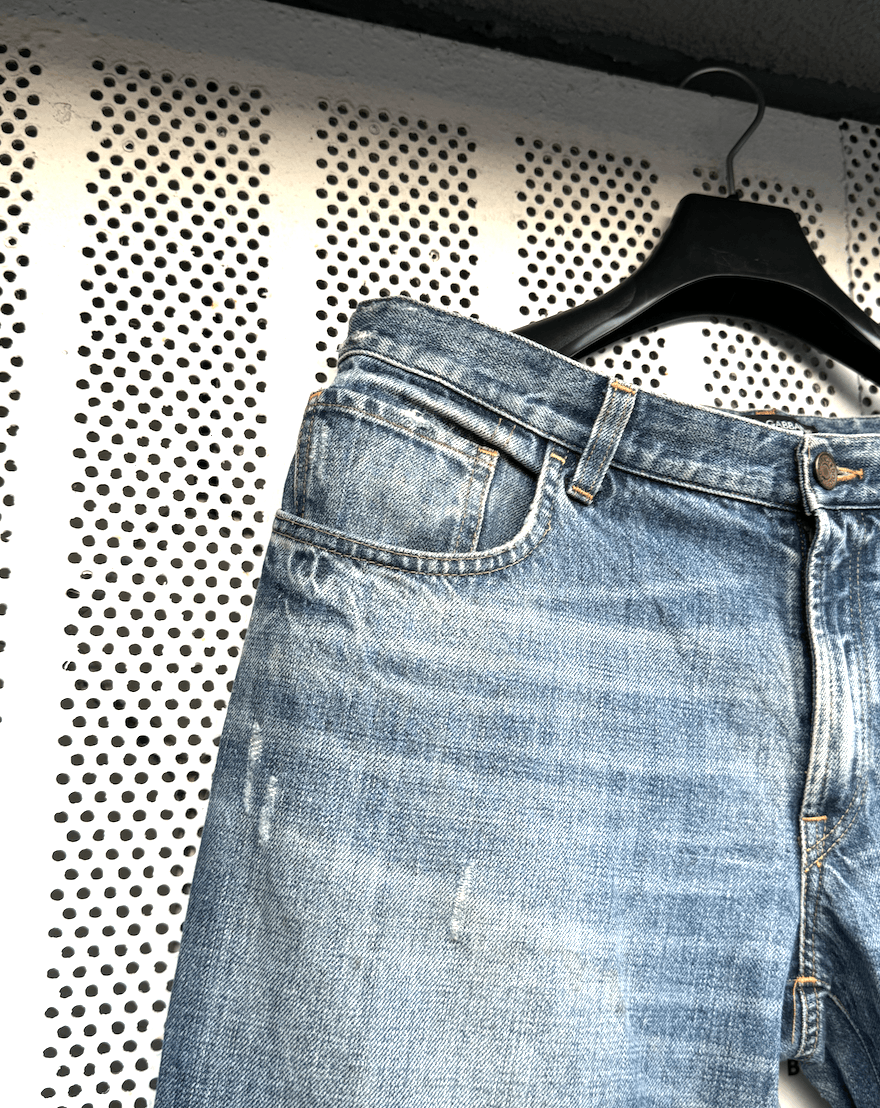 Dolce & Gabbana × Vintage Vintage Dolce&Gabbana Faded Distressed Jeans Pants Size US 34 / EU 50 - 6 Thumbnail