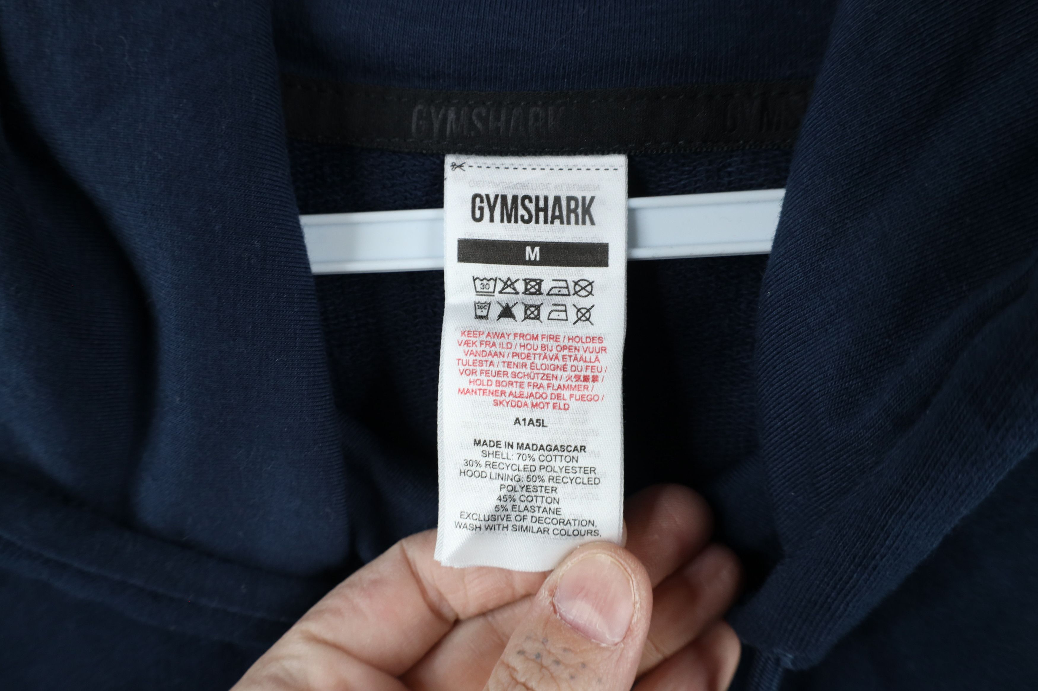 Gymshark × Vintage Gymshark Fit Spell Out Bold Gym Training Hoodie Sweatshirt Size US M / EU 48-50 / 2 - 7 Thumbnail