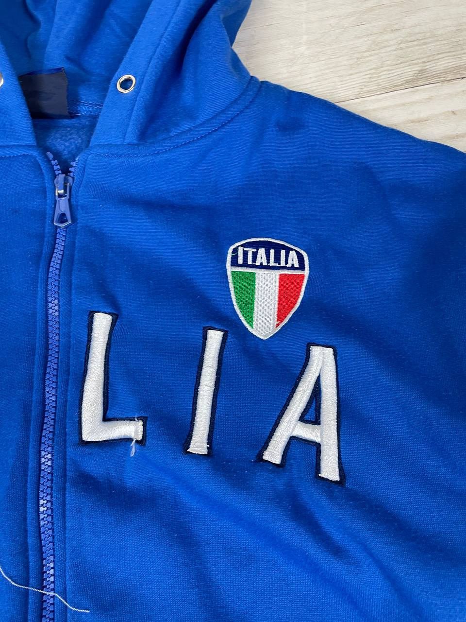 Vintage Vintage Italy Big Logo Full Zip Hoodie Soccer Y2K Size US XXL / EU 58 / 5 - 7 Thumbnail