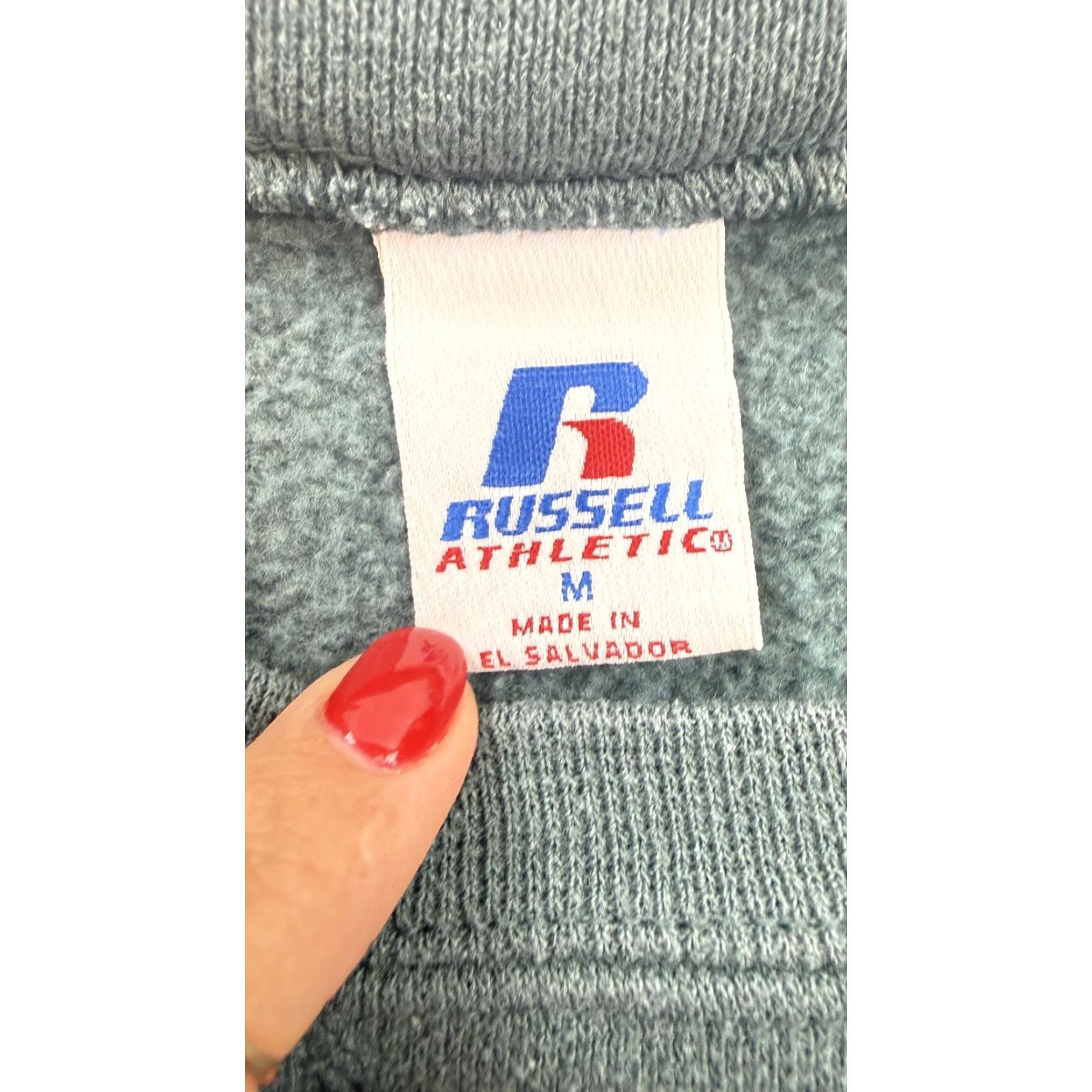 Russell Athletic Russell Athletic Sweatshirt Mens Medium Green Fleece Pullover Solid Crewneck Ribbed Cuffs Hem Adult Mens Size US M / EU 48-50 / 2 - 4 Thumbnail