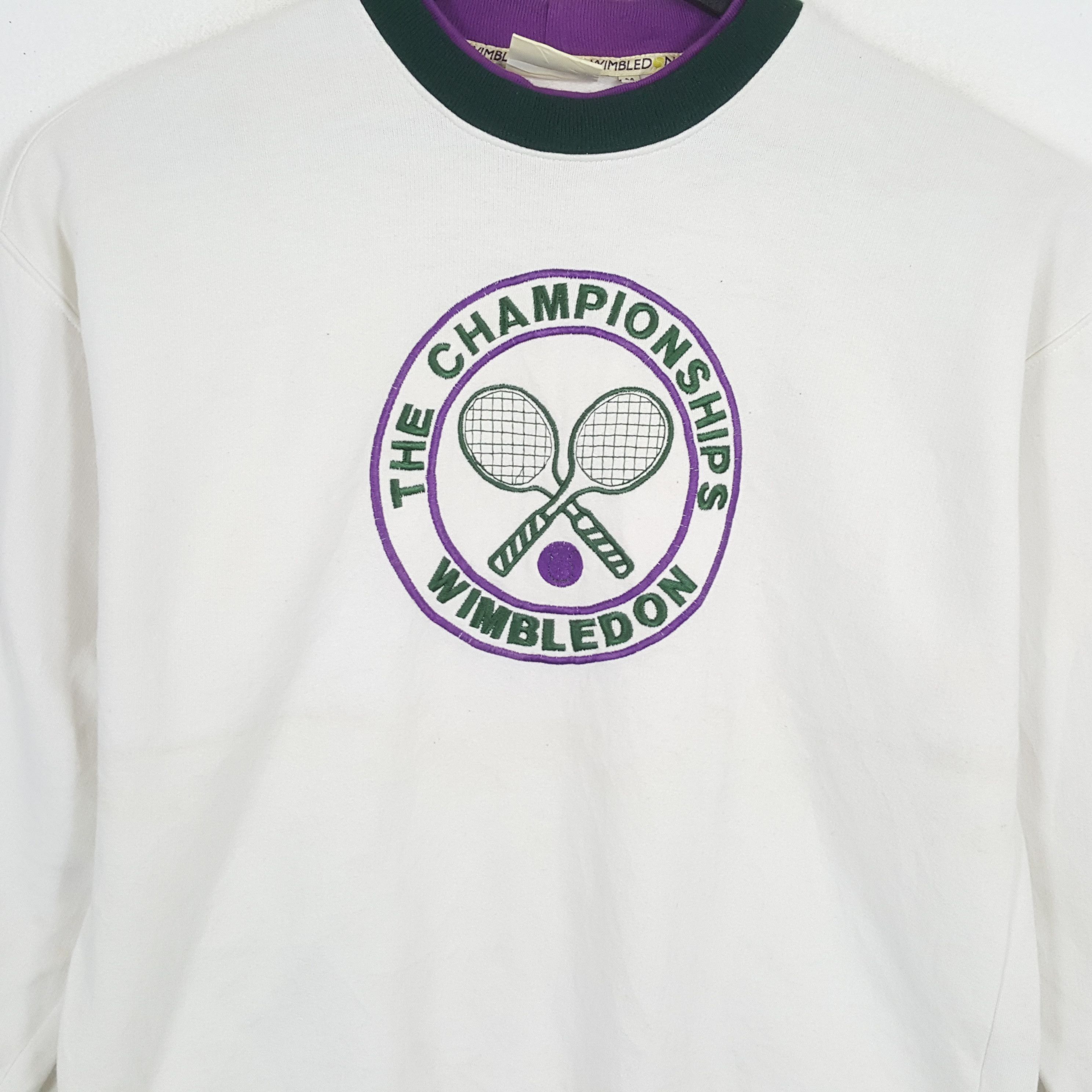 Vintage THE CHAMPIONSHIPS WIMBLEDON Vintage Sweatshirt Size US M / EU 48-50 / 2 - 2 Thumbnail