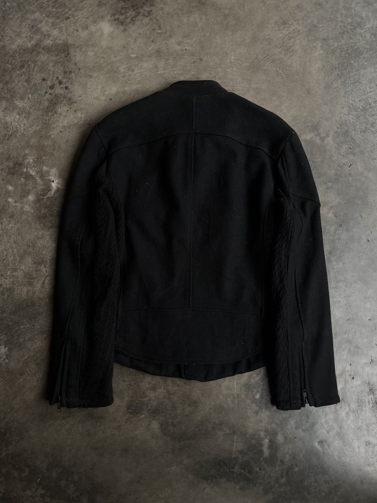 14th Addiction 2000s JAPANESE ASYMMETRICAL WOOL ZIP JACKET BIKERS VKEI PUNK Size US L / EU 52-54 / 3 - 2 Thumbnail
