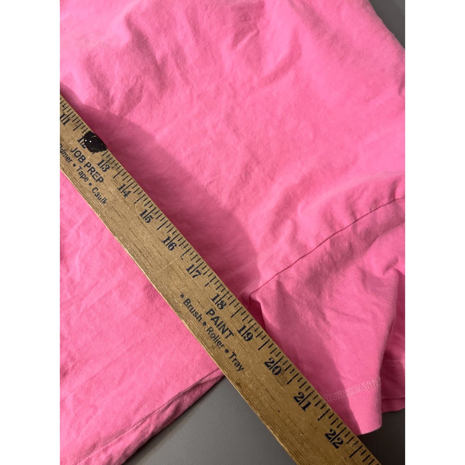 Old Navy VINTAGE Old Navy Everywear Womens Solid Pink Cotton Round Neck Short Sleeve Shirt M Size M / US 6-8 / IT 42-44 - 5 Thumbnail