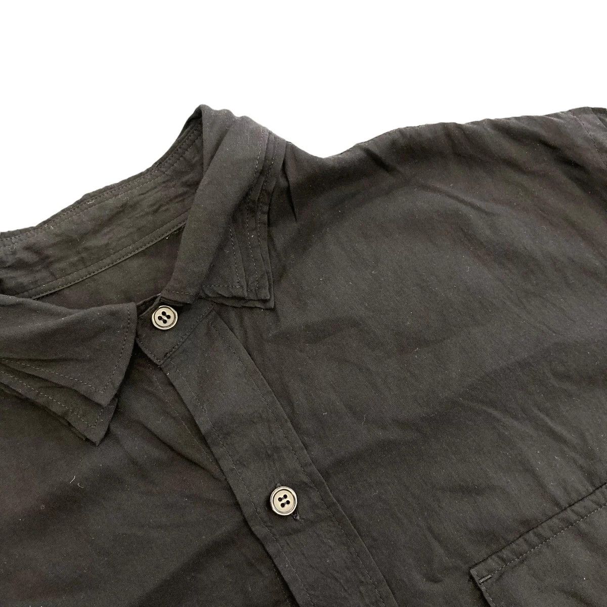 Yohji Yamamoto Yohji Yamamoto pour homme/ 25SS 3-Collar Lawn B-Long Shirt Size US M / EU 48-50 / 2 - 3 Thumbnail