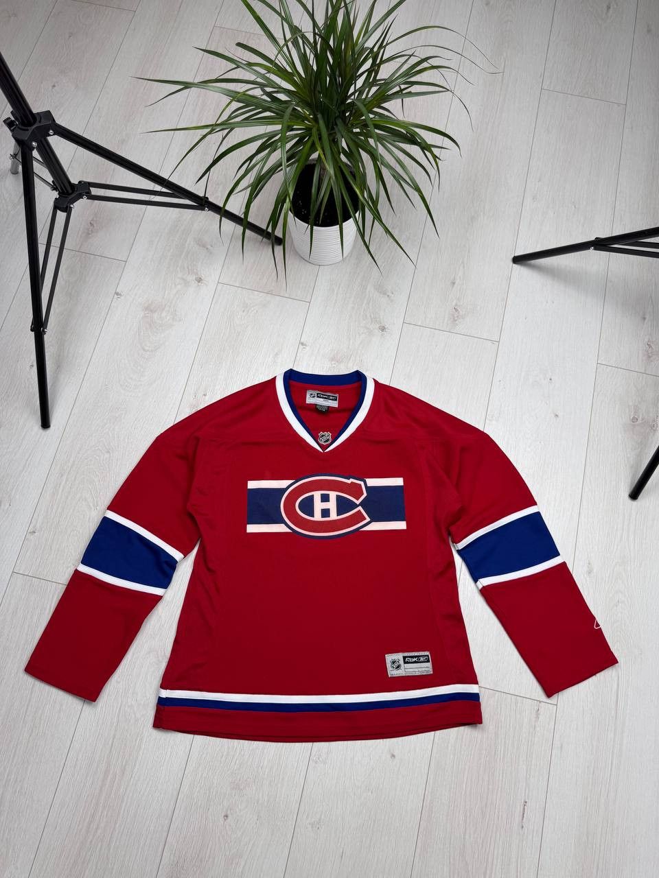 NHL × Reebok Vintage Reebok NHL Montreal Canadiens Hockey Jersey Women`s Size M / US 6-8 / IT 42-44 - 1 Thumbnail