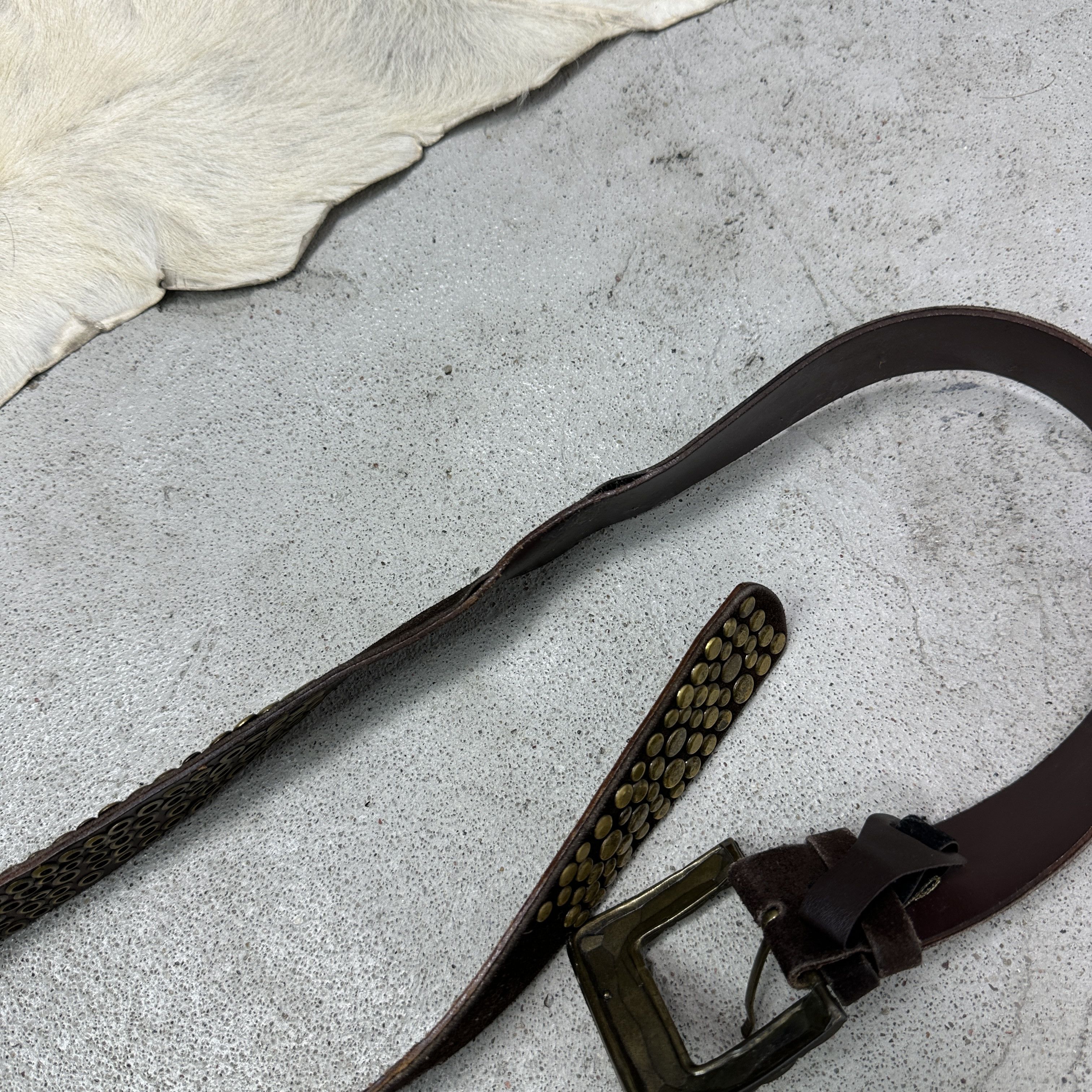 Vintage Vintage Avant Garde Grunge Studded Belt Y2K Size ONE SIZE - 4 Thumbnail