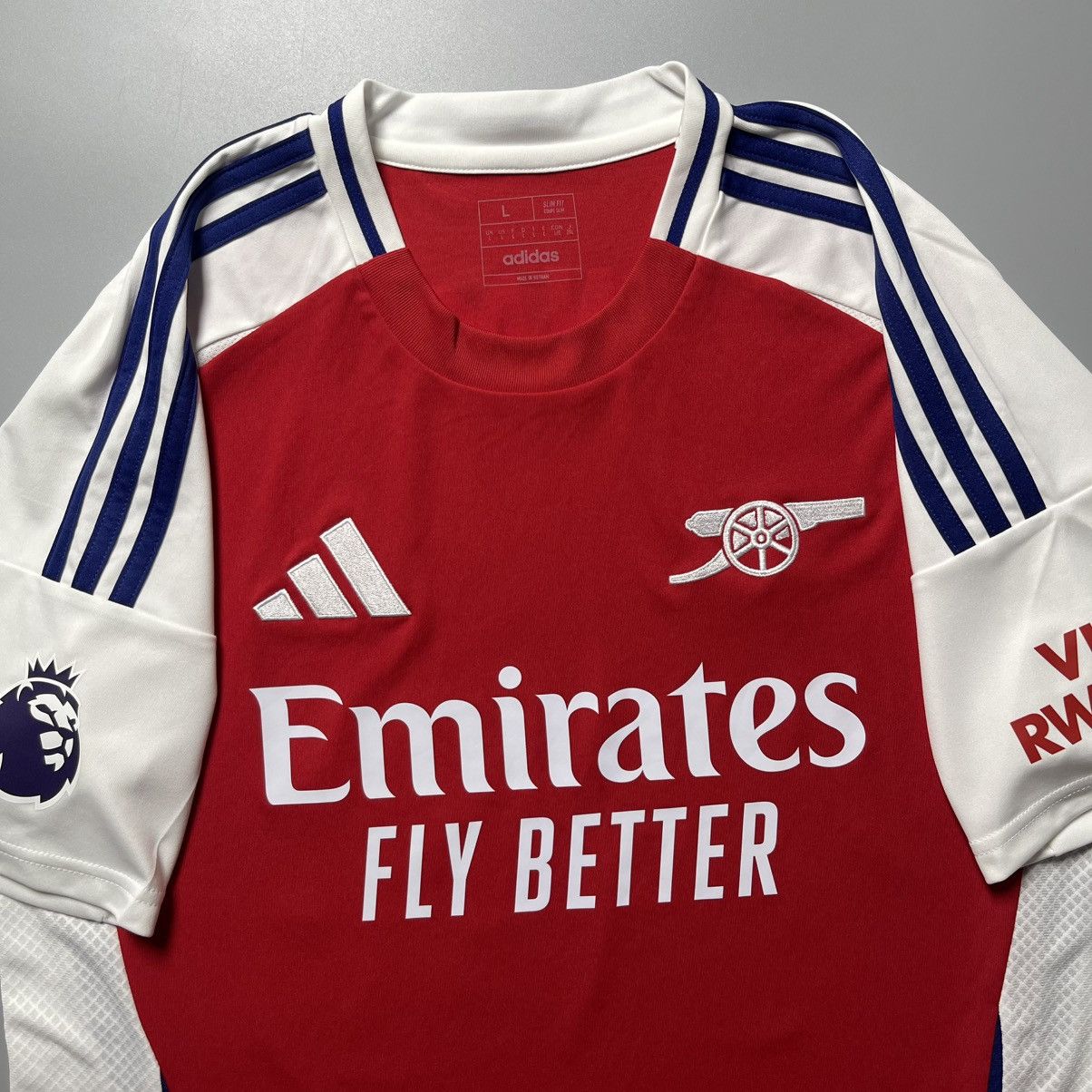 Vintage ARSENAL ADIDAS 2024/2025 FOOTBALL HOME JERSEY #48 DOWMAN Size US L / EU 52-54 / 3 - 4 Thumbnail