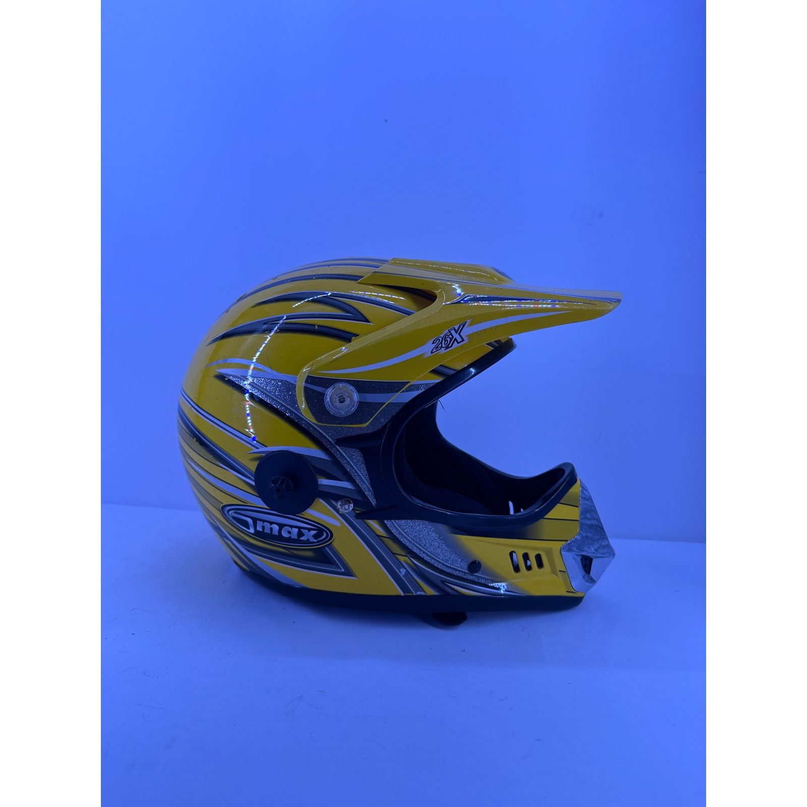 & Other Stories Vintage GMAX 26X Shell M2000 Yellow Silver Helmet Size M Size ONE SIZE - 3 Thumbnail