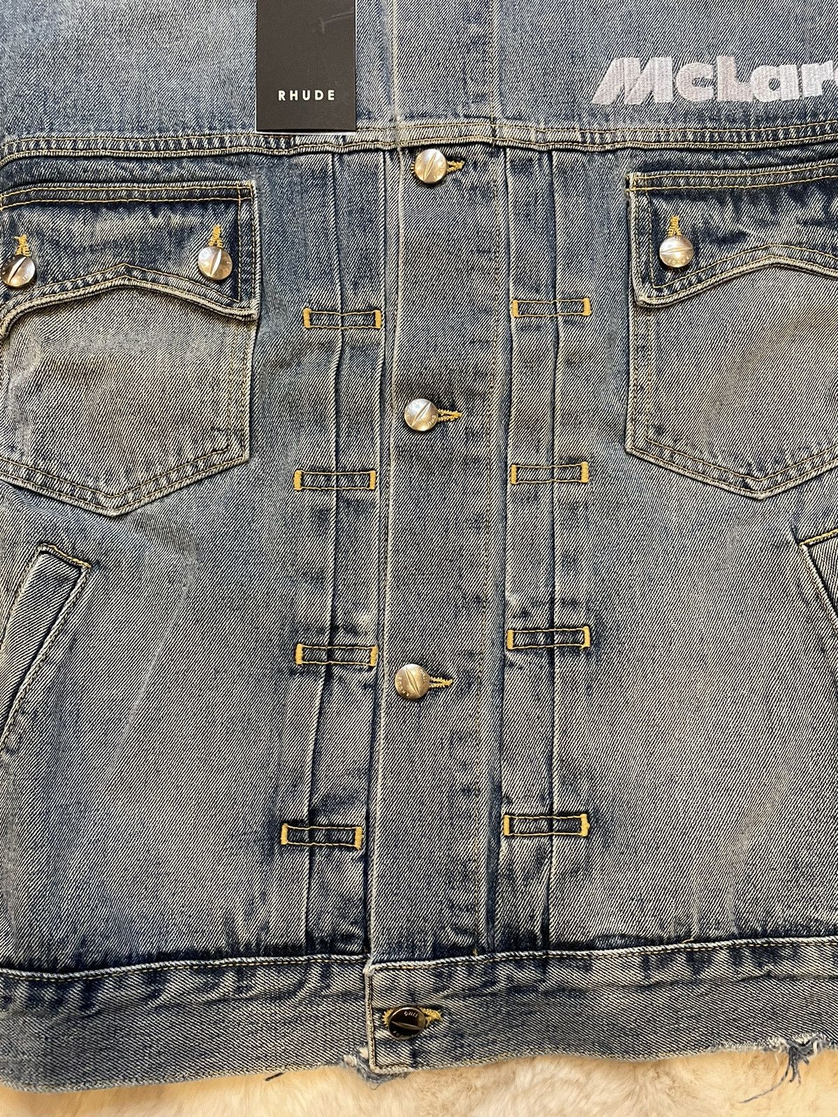 Rhude Rhude x Mclaren Denim Jacket Size US L / EU 52-54 / 3 - 3 Thumbnail