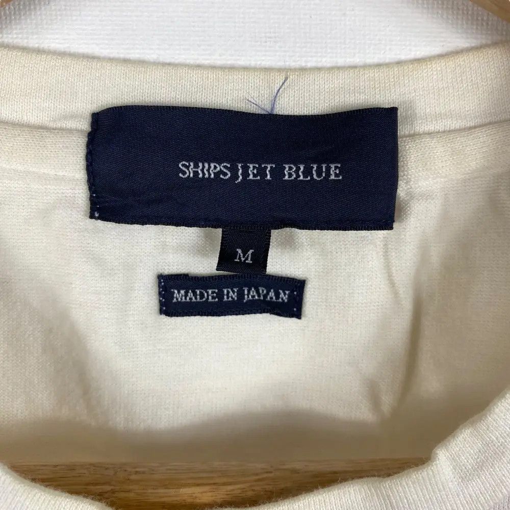 Ships Jet Blue SHIPS JET BLUE Stripes Pocket Minimalist Tee Shirt Size US M / EU 48-50 / 2 - 5 Thumbnail