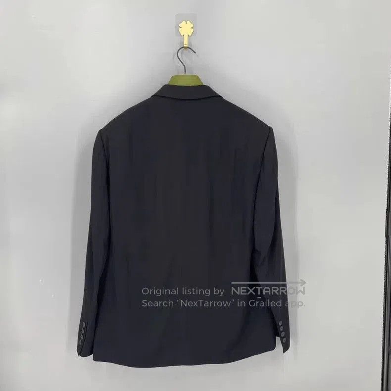 Balenciaga Balenciaga Black Logo Sleeve Blazer. Size US XS / EU 42 / 0 - 2 Thumbnail