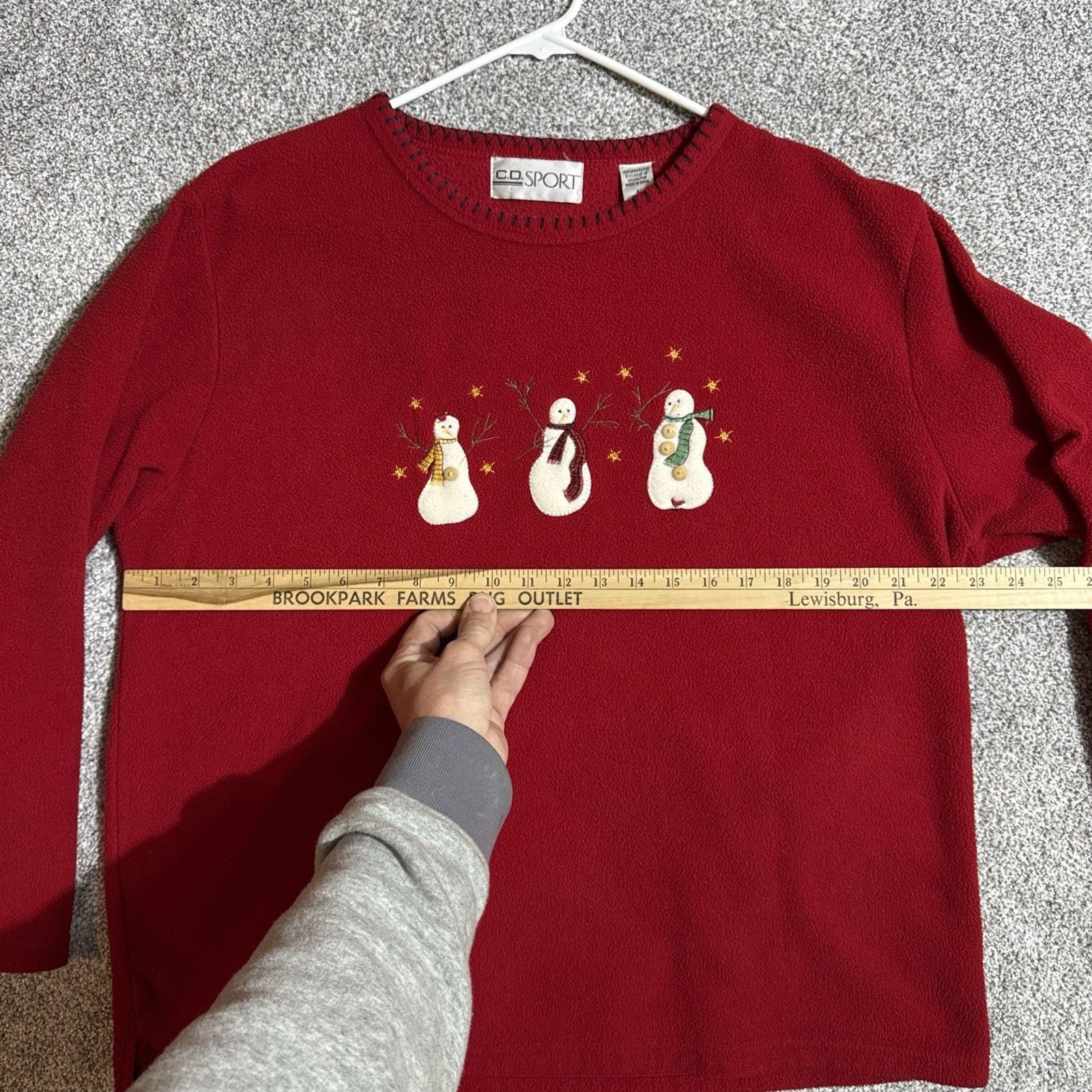 Other Retro Y2K Sweatshirt Womens L Embroidered Snowman Holiday Size L / US 10 / IT 46 - 3 Thumbnail