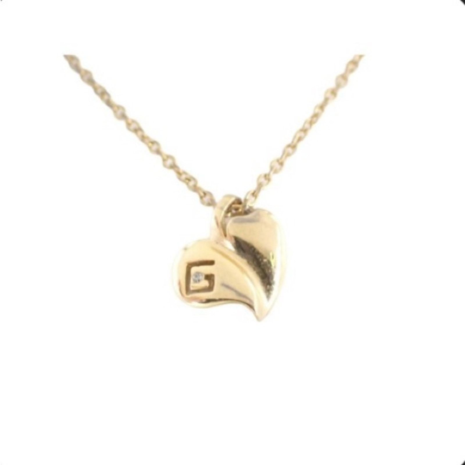 Givenchy Givenchy Gold plated Vintage Heart Necklace Size ONE SIZE - 1 Thumbnail