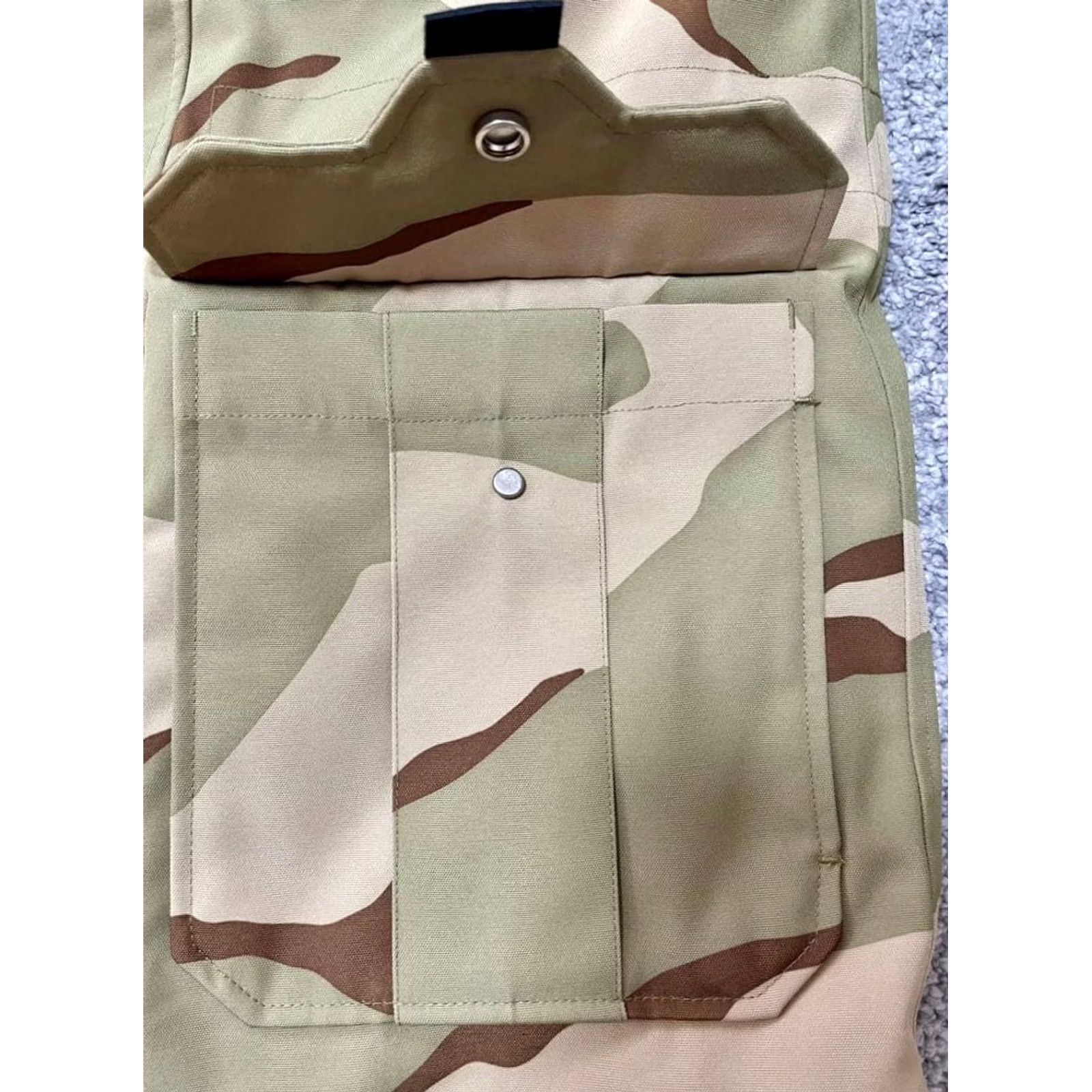 Lacoste LACOSTE Desert Camo Down Jacket/ Beige x Brown/ Size: S Mens Jacket Size US S / EU 44-46 / 1 - 7 Thumbnail