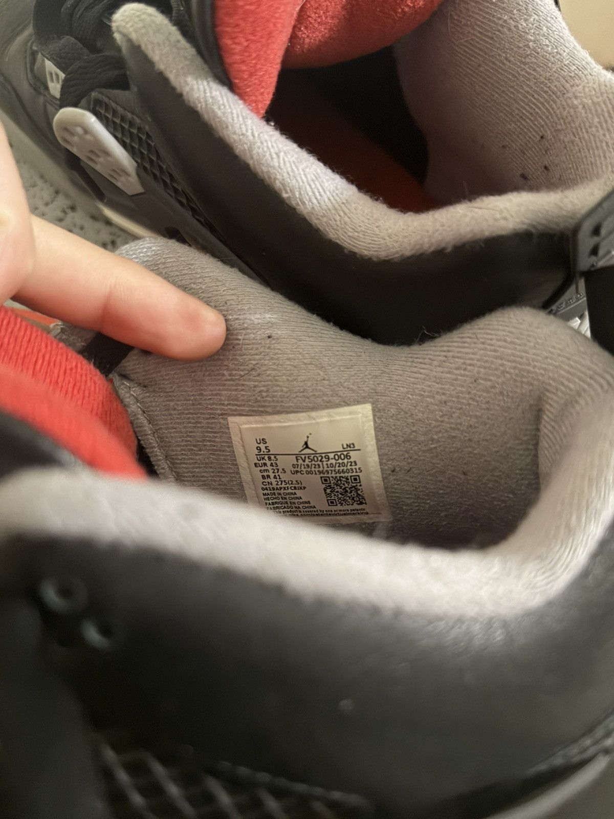 Jordan Brand Air jordan retro 4 Size US 9.5 / EU 42-43 - 5 Thumbnail