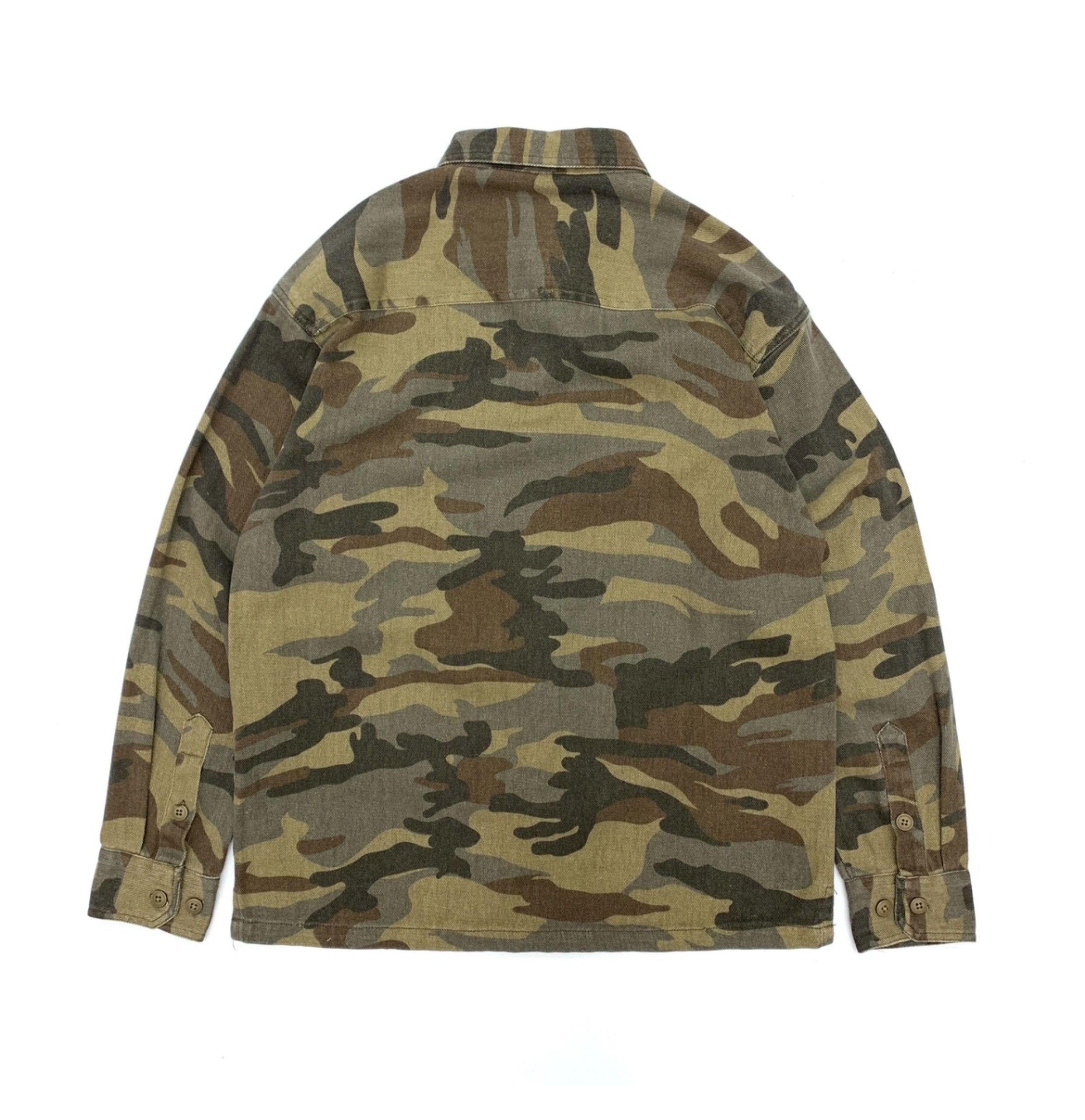 Japanese Brand Retro Heavyweight Camouflage Long Sleeved Size US XXL / EU 58 / 5 - 2 Thumbnail