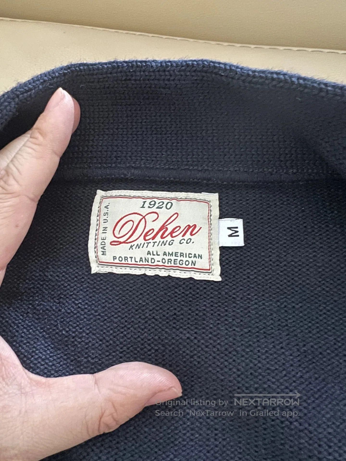Dehen 1920 DEHEN1920 Wool Cardigan Sweater. Size US M / EU 48-50 / 2 - 7 Thumbnail