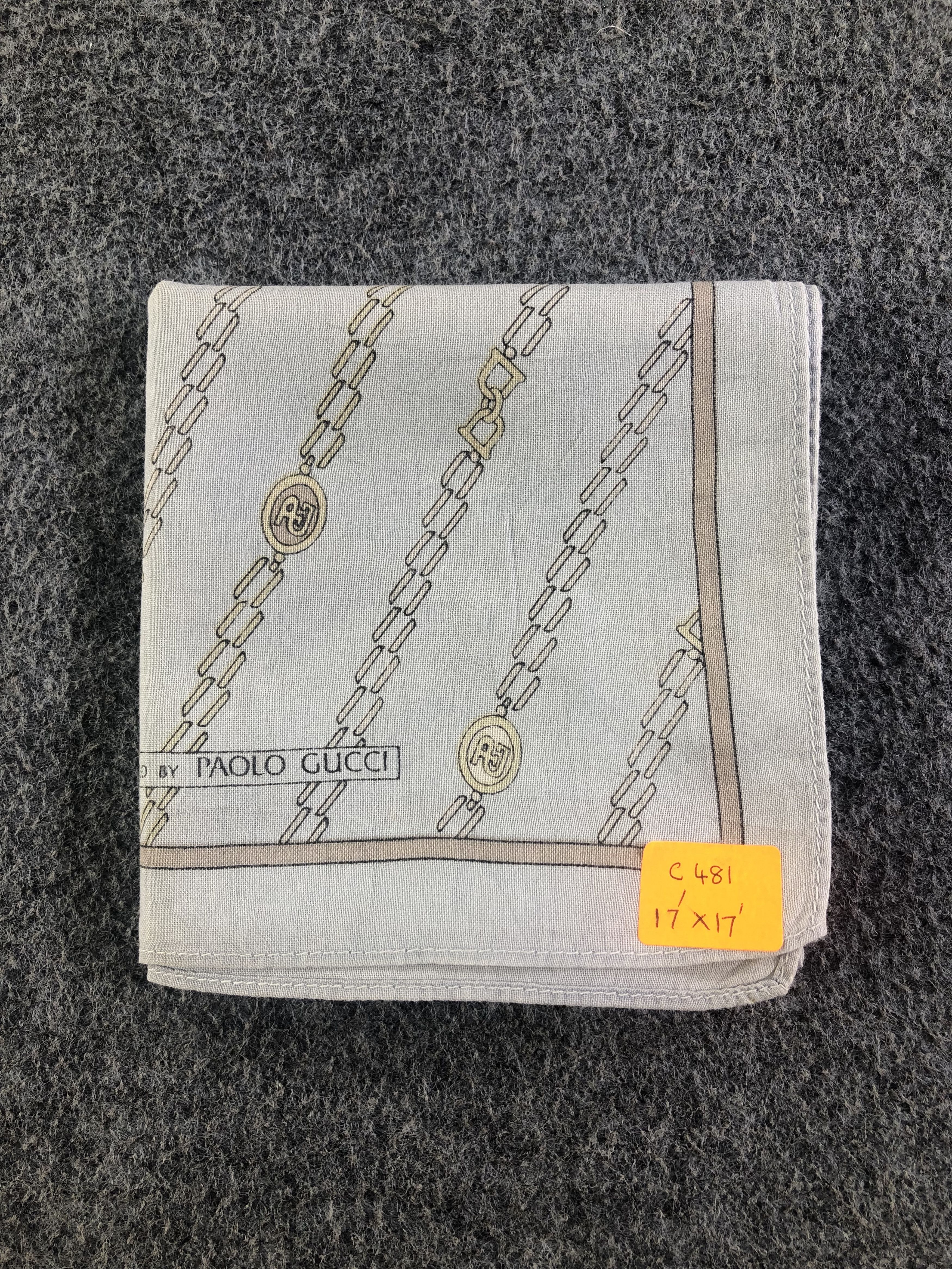 Paolo Gucci Paolo Gucci Handkerchief / Bandana / Neckerchief C481 Size ONE SIZE - 7 Thumbnail