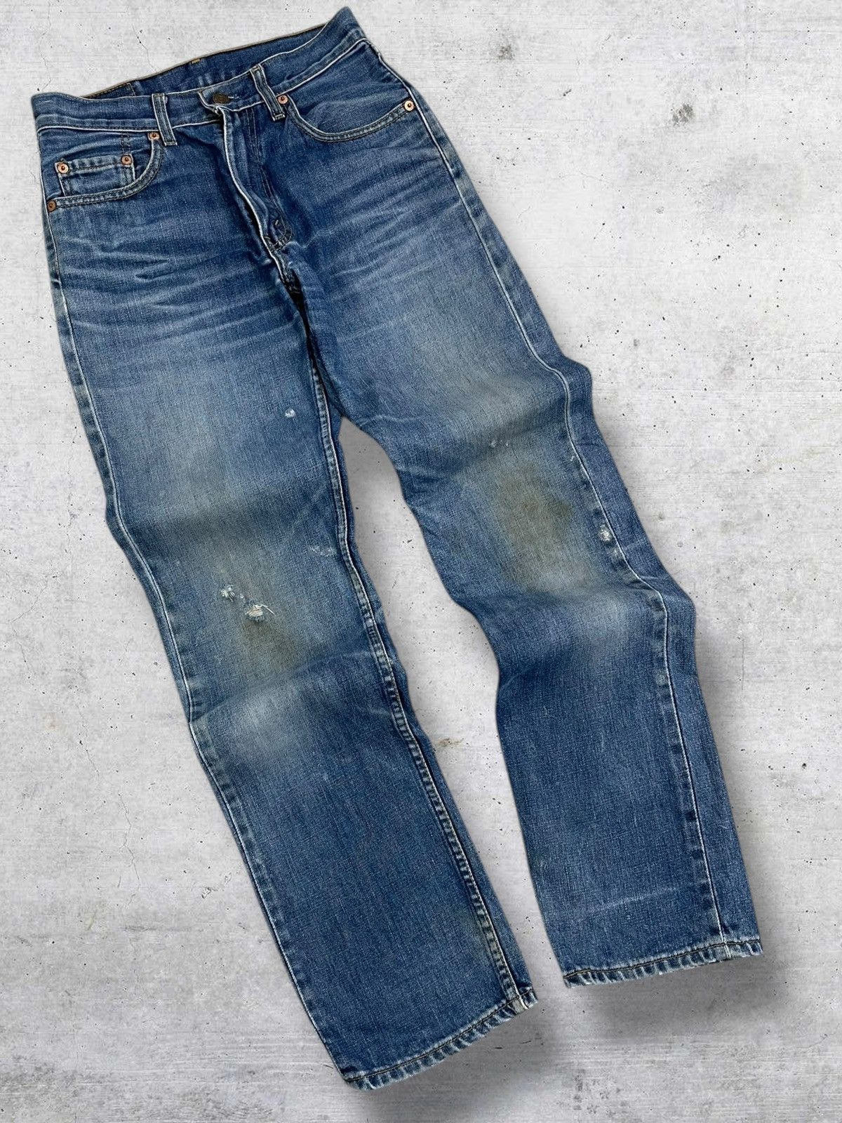 Levi's Vintage Clothing VINTAGE 501 LEVIS USA DESIGNER 90S OG OLD RIPPED MUD DENIM Size US 26 / EU 42 - 2 Thumbnail