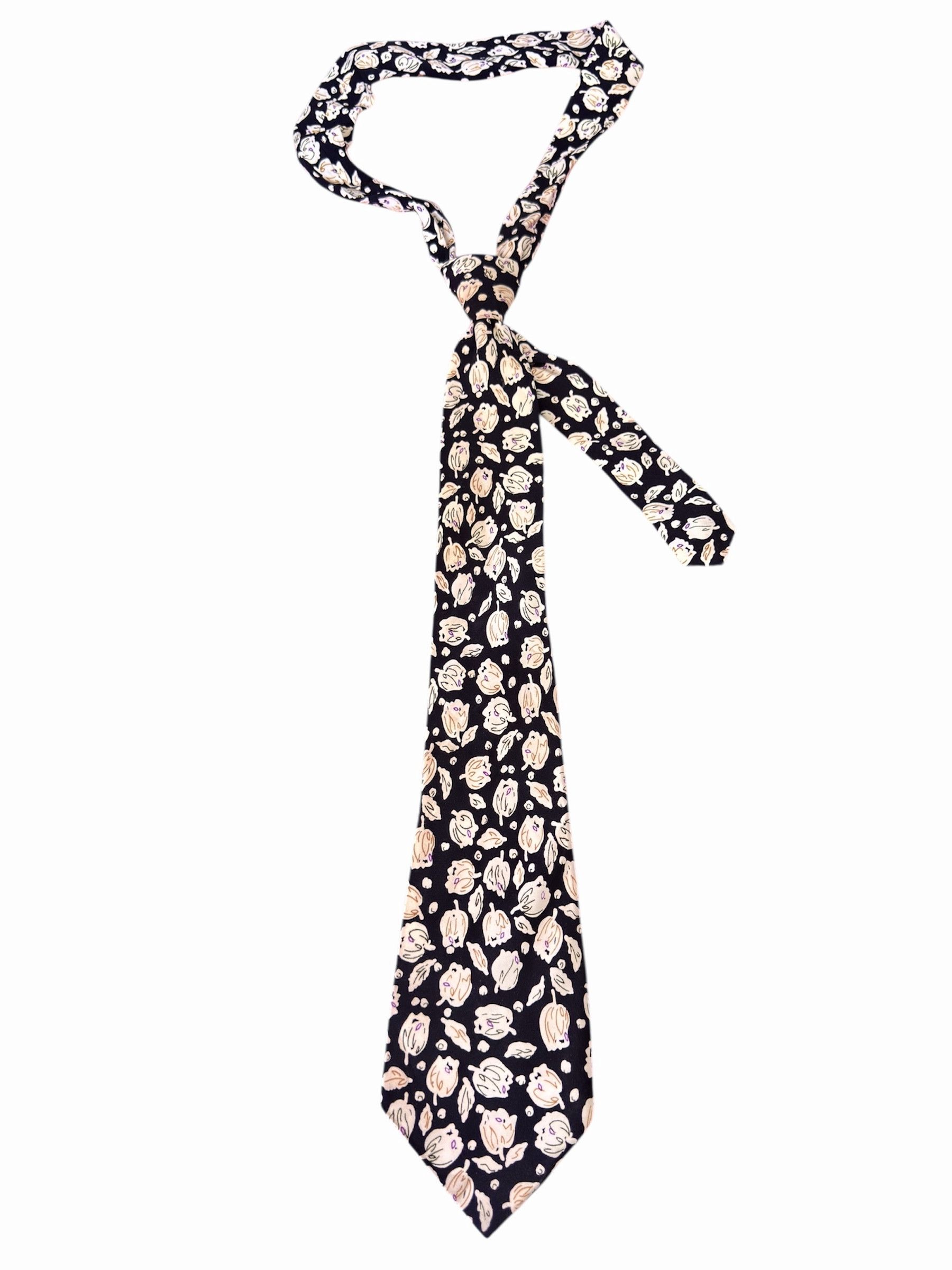 Comme des Garcons Tie comme des garçon silk flowers Size ONE SIZE - 1 Thumbnail