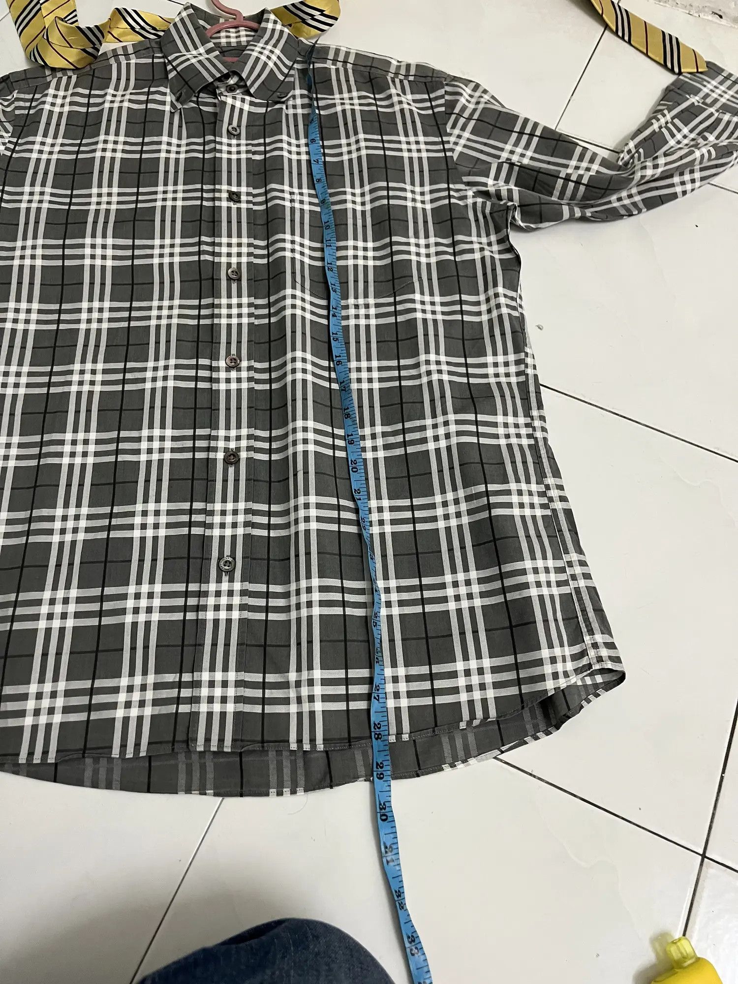 Burberry Burberry Grey Nova Shirts Size US M / EU 48-50 / 2 - 9 Thumbnail