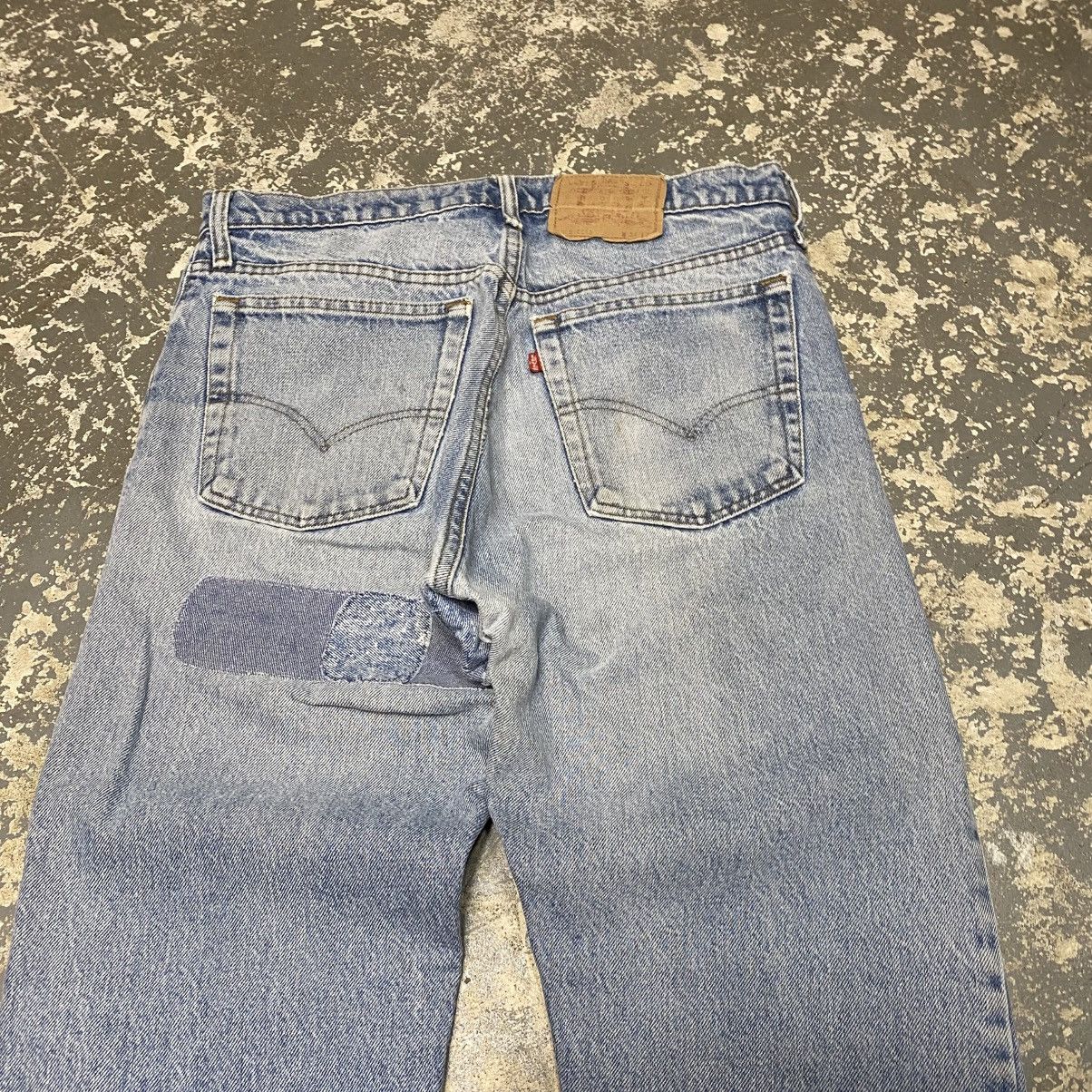 Levi's × Vintage Vintage Levi’s 505 Straight Fit Blue Denim Jeans USA 80s Size US 32 / EU 48 - 6 Thumbnail