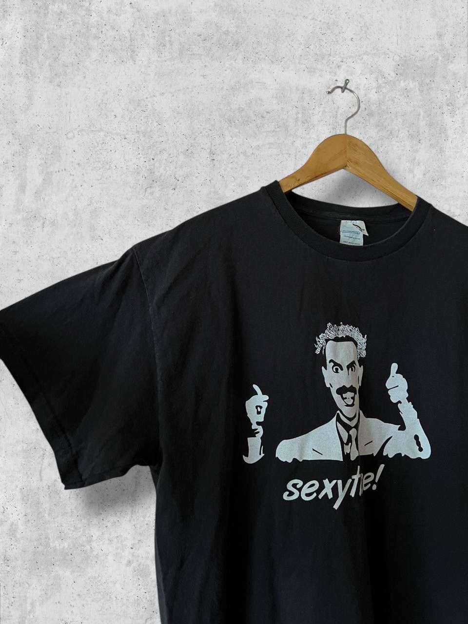 Vintage BORAT movie SEXYTIME! Vintage 2006 tee t shirt boxy Size US L / EU 52-54 / 3 - 4 Thumbnail