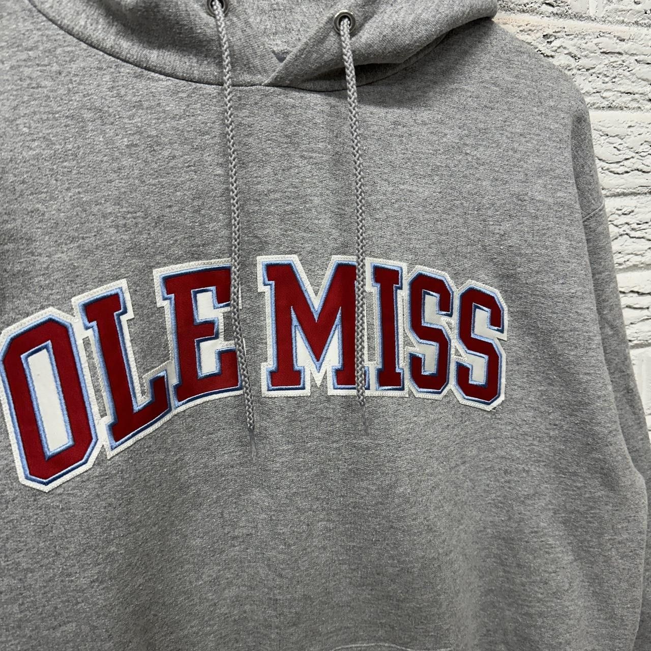 Champion Vintage Champion Ole Miss Patch Grey Sweatshirt Medium Size US M / EU 48-50 / 2 - 4 Thumbnail