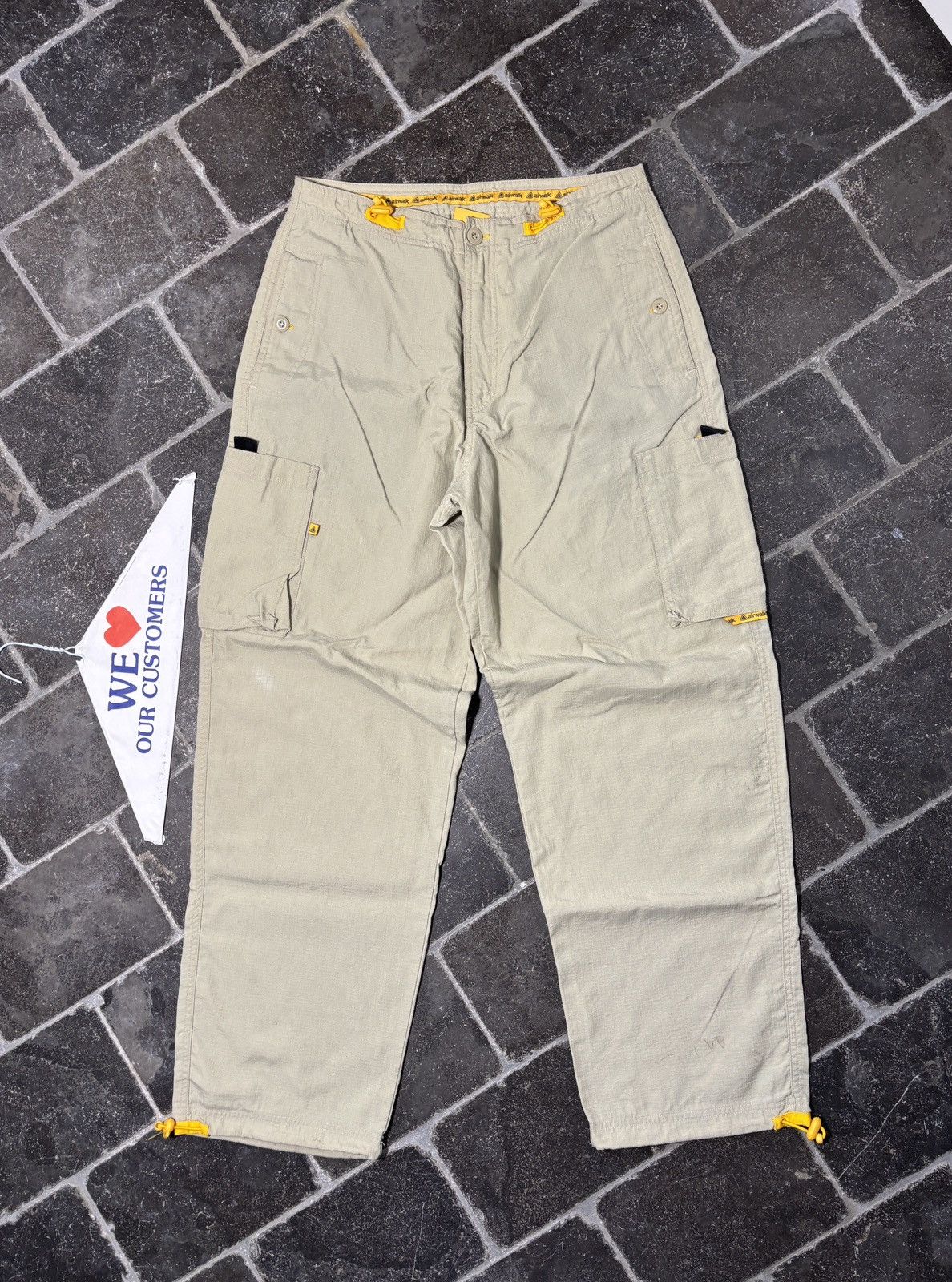 Airwalk 90s AirWalk Cargo Pants Vintage Ripstop Multi Drawstring Size US 30 / EU 46 - 17 Thumbnail