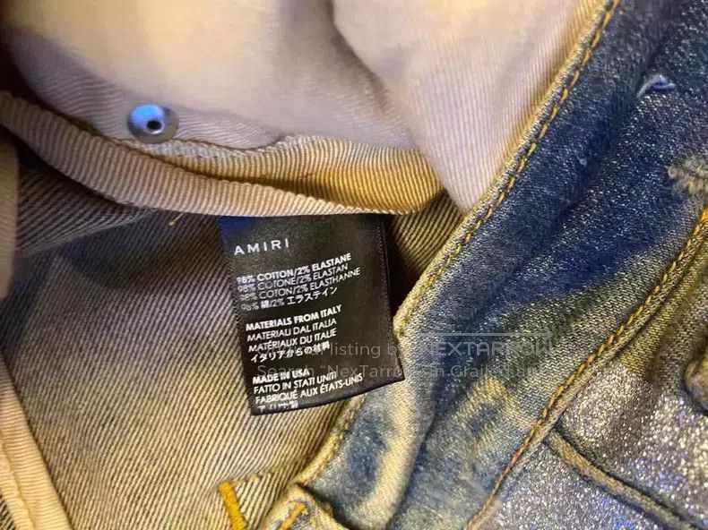 Amiri Amiri Classic Seasonal Glitter Destroyed Jeans Size 29 Size US 29 - 5 Thumbnail