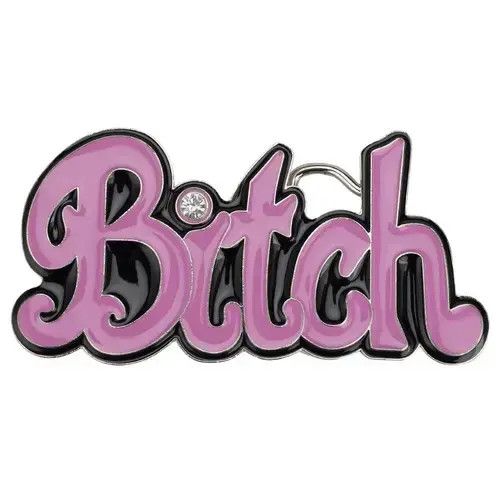 Other "BITCH" Letter belt buckle ( no belt ) Size ONE SIZE - 3 Thumbnail