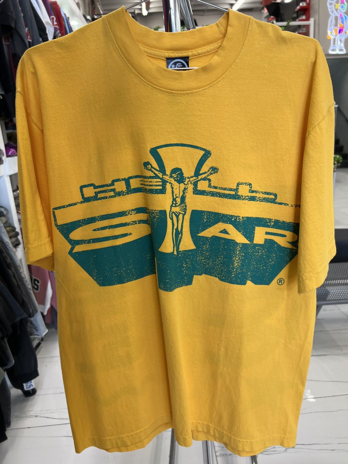 HELLSTAR Jesus Emblem Tee Yellow Size US M / EU 48-50 / 2 - 1 Thumbnail