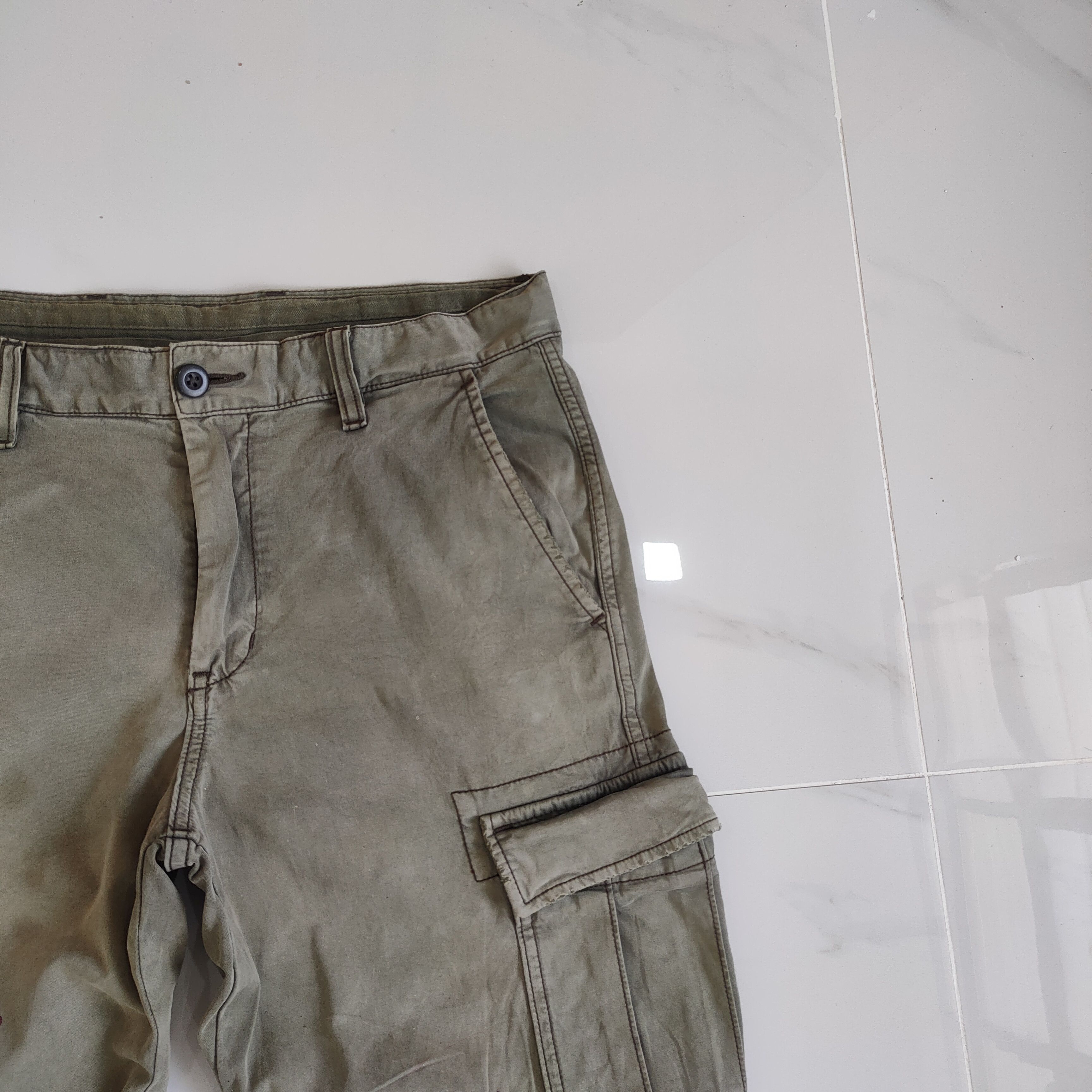 Japanese Brand VINTAGE JAPANESE FADED WORKWEAR CARGO PANTS Size US 31 - 5 Thumbnail