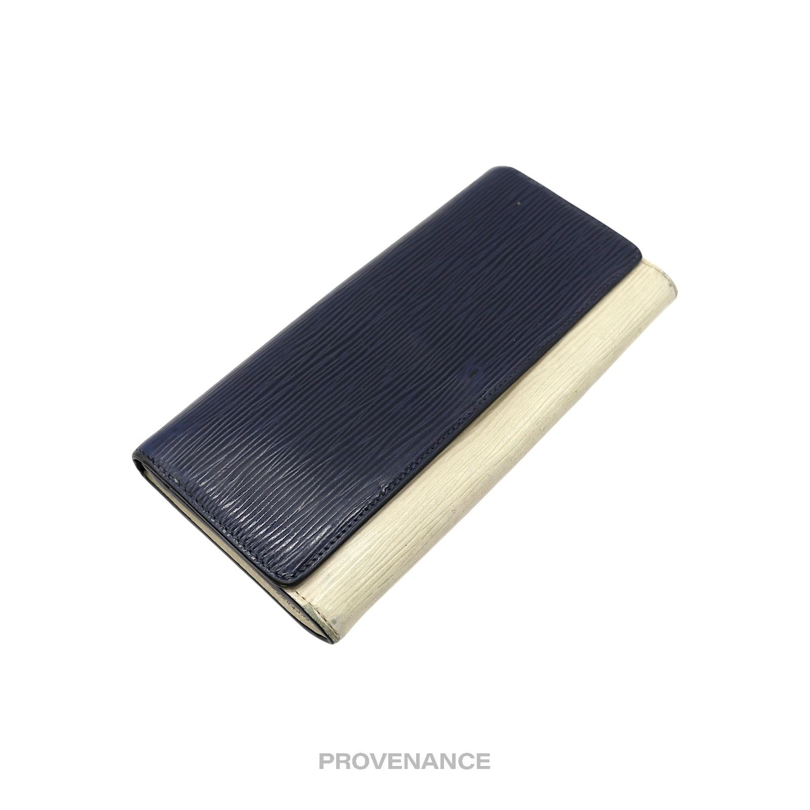 Louis Vuitton 🔴 Louis Vuitton Long Wallet - White Blue Epi Patchwork Size ONE SIZE - 4 Thumbnail