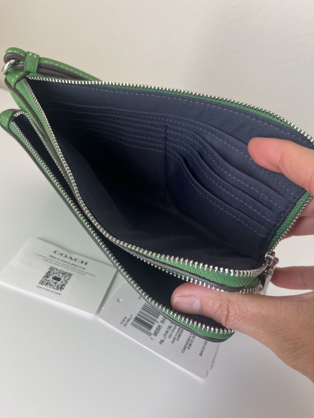 Coach Coach Large Double Zip Wristlet Size ONE SIZE - 6 Thumbnail