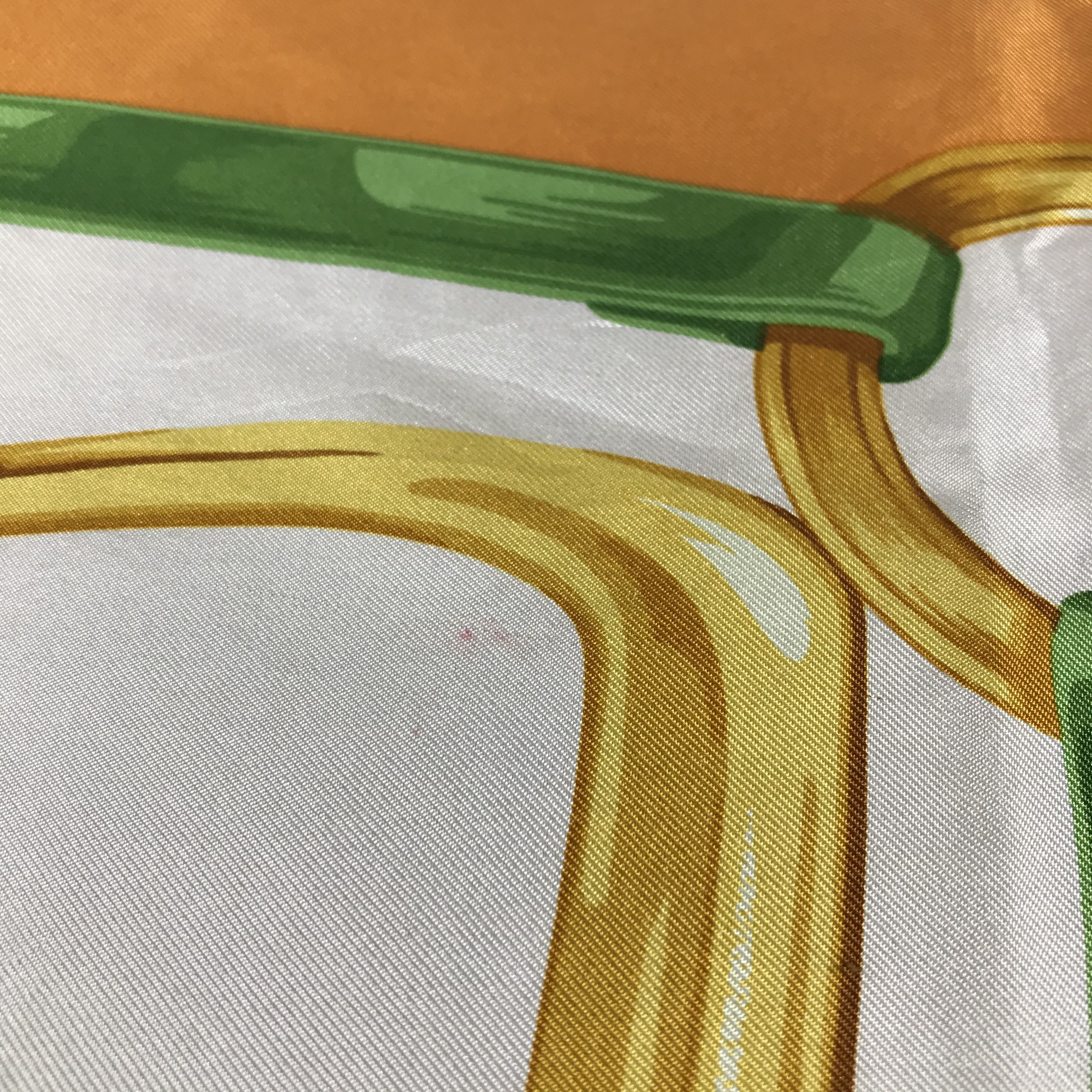 Japanese Brand Vintage Elle Silk Scarf M20 Size ONE SIZE - 6 Thumbnail
