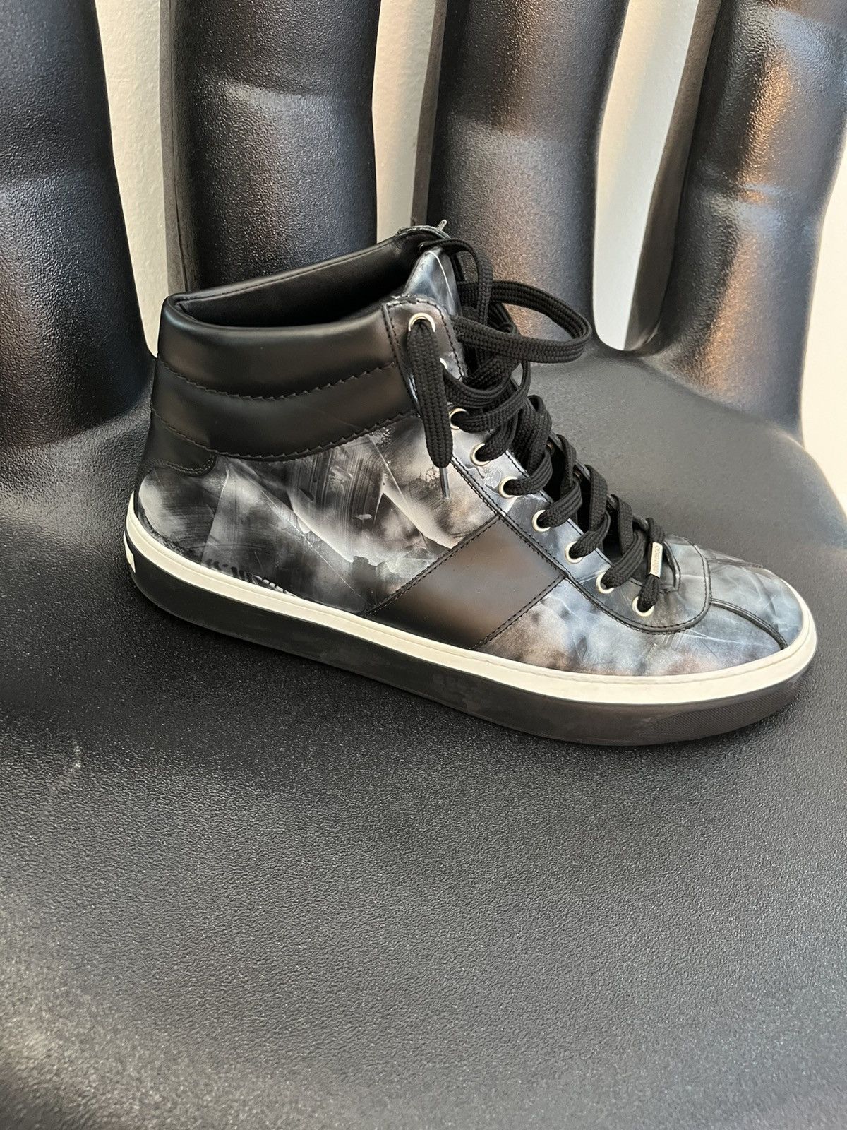 Jimmy Choo Jimmy Choo Belgravia sneaker black storm Size US 13 / EU 46 - 1 Thumbnail