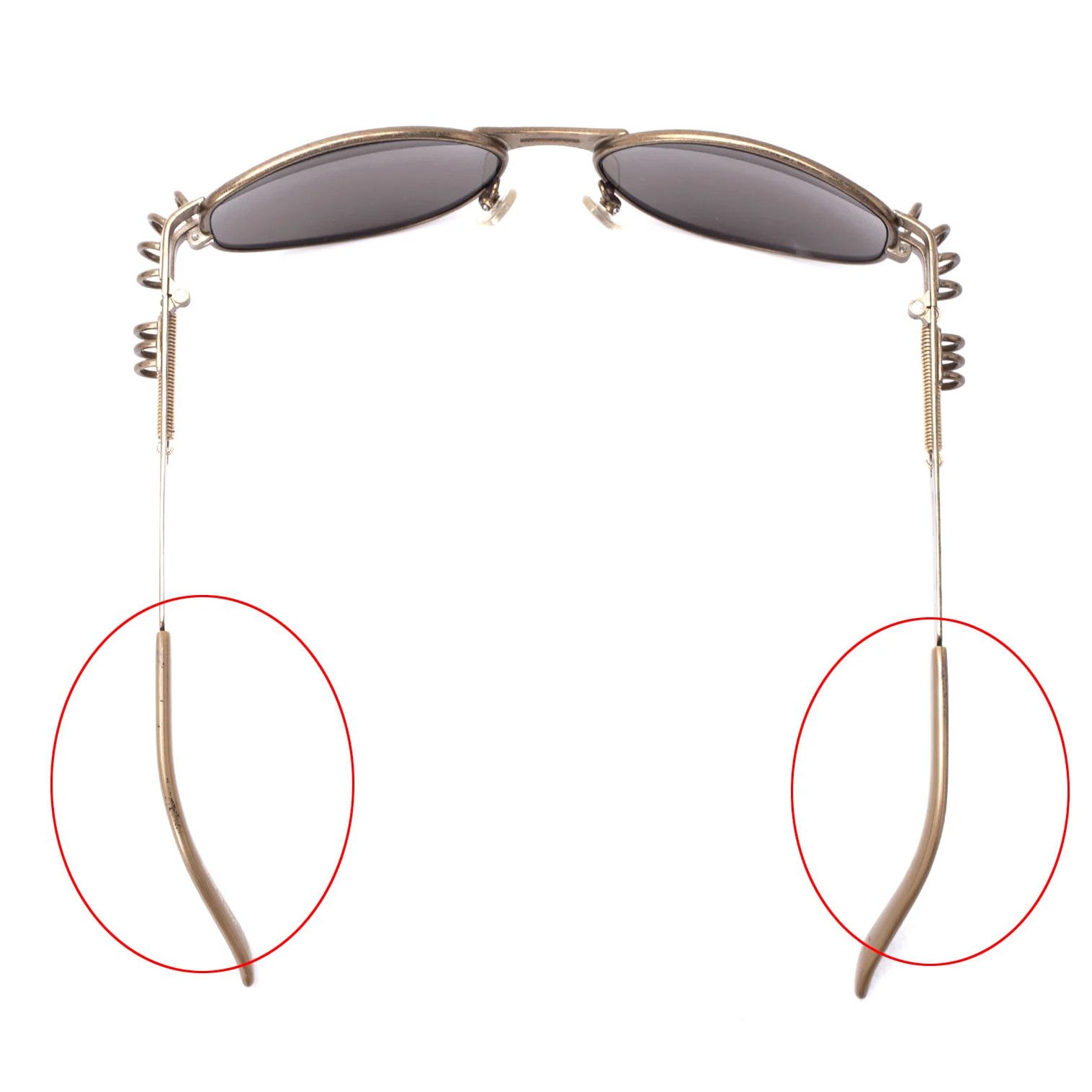 Jean Paul Gaultier Side Ring Spring Frame Sunglasses Bronze 55□17 140 Size ONE SIZE - 10 Thumbnail