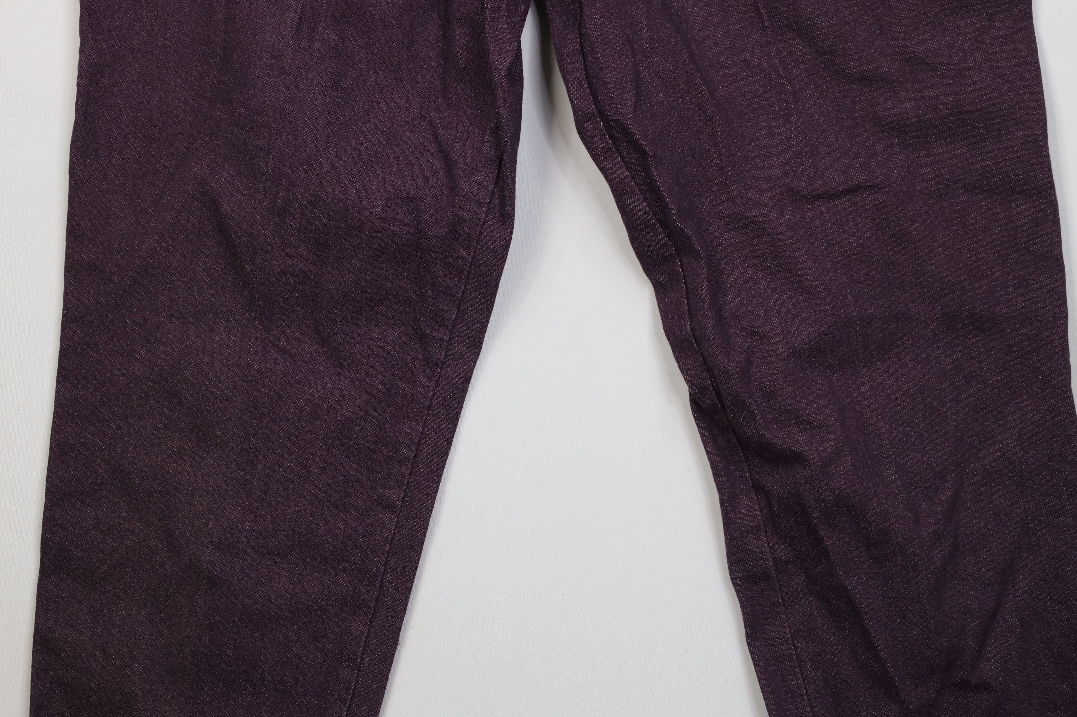 Vintage Deadstock Vintage 90s Streetwear Utility Jeans USA Purple Size 40" / US 18 - 3 Thumbnail