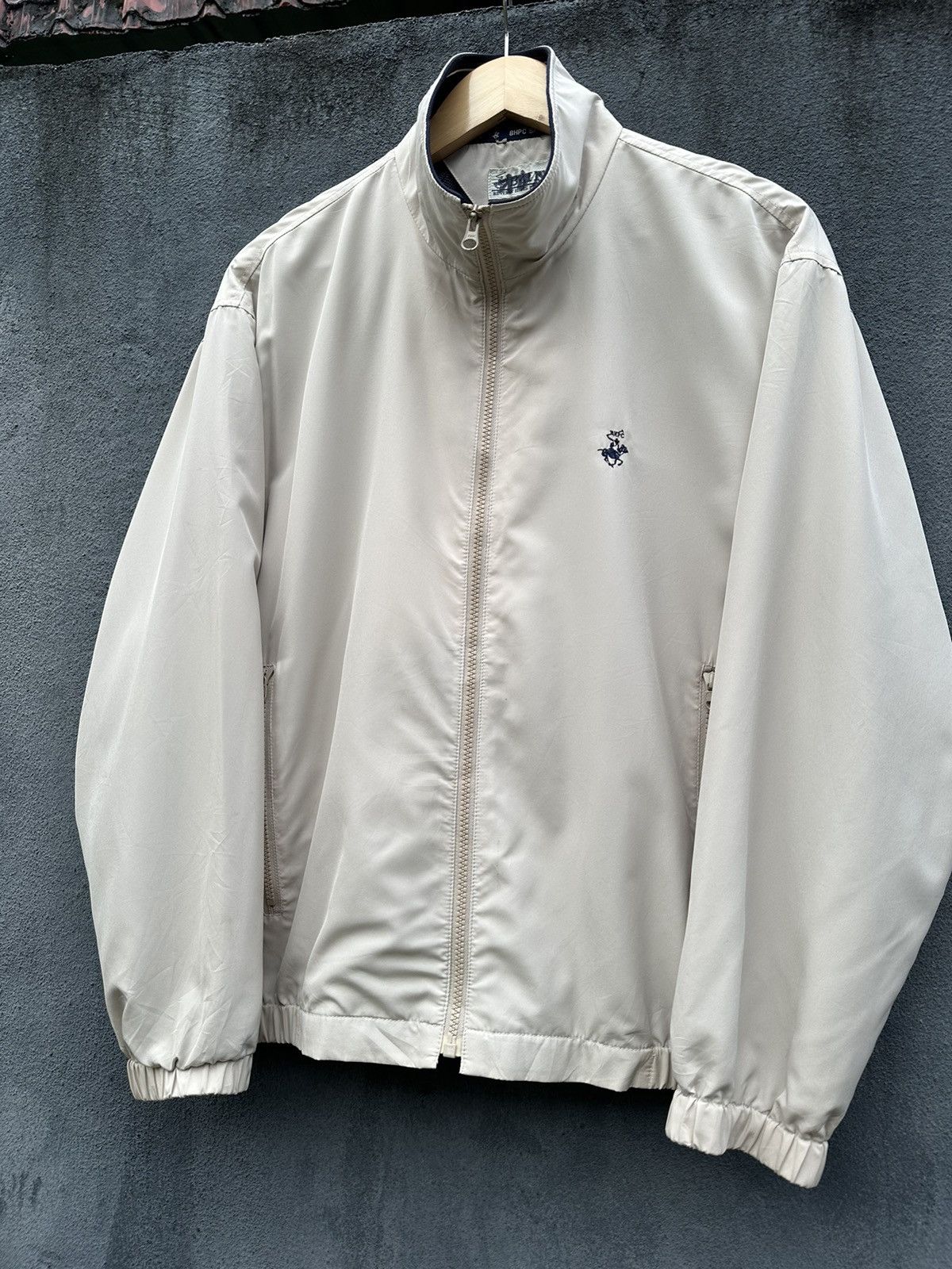 Beverly Hills Polo Club Baverly Hills Polo Club Cream Bomber Jacket Size US M / EU 48-50 / 2 - 6 Thumbnail