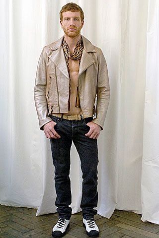 Maison Margiela SS07 Silver-Coated Perfecto Jacket Size US S / EU 44-46 / 1 - 6 Thumbnail