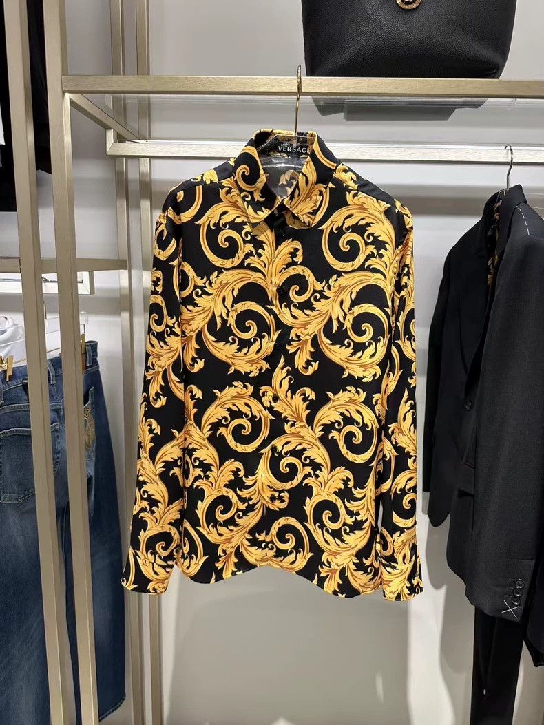 Versace Versace Silk short-sleeved shirt Size US M / EU 48-50 / 2 - 1 Thumbnail