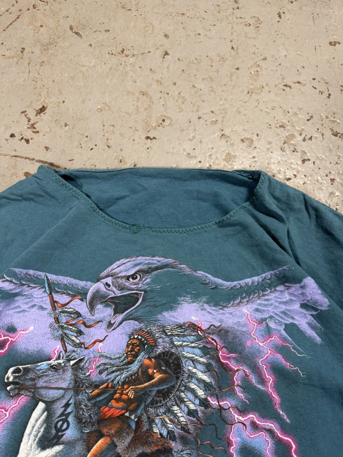Vintage Vintage Wyoming Native Lightning Tee Size US XL / EU 56 / 4 - 4 Thumbnail