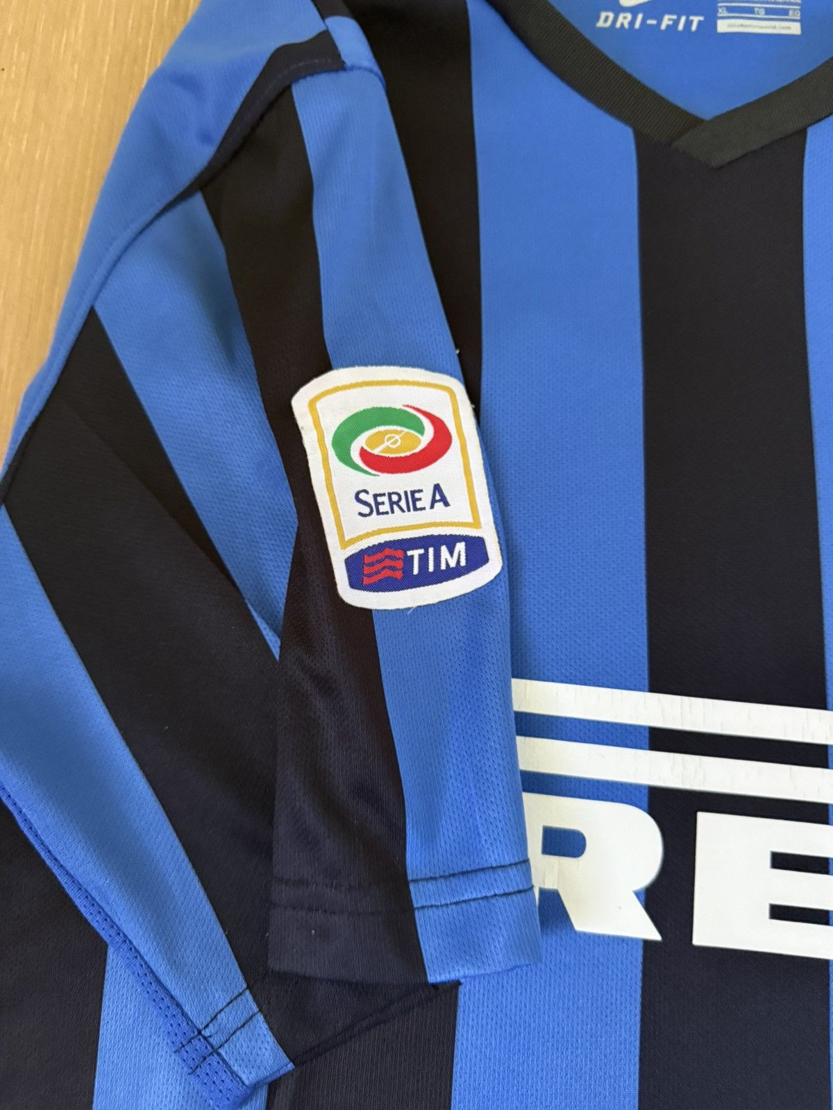 Nike 2015 Nike Inter Milan Home Jersey #13 Mitarotonda Size US XL / EU 56 / 4 - 5 Thumbnail
