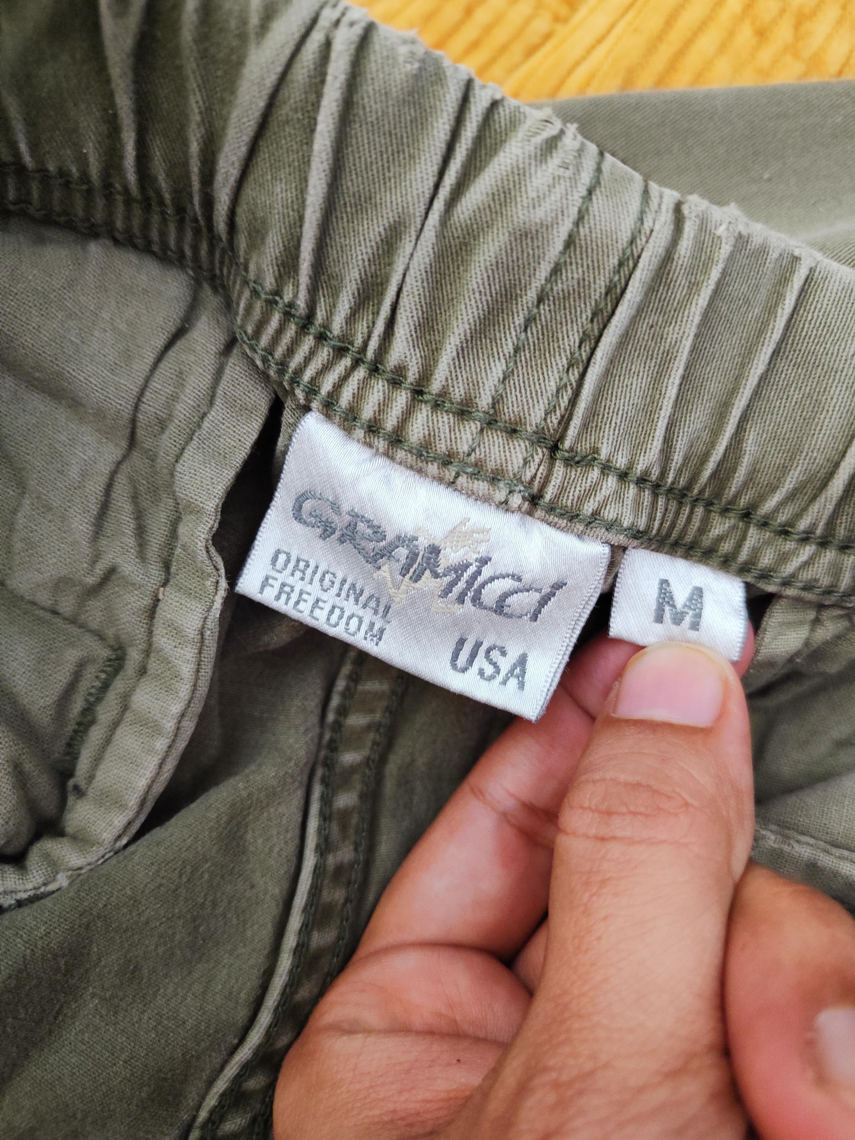 Gramicci Gramicci Green Faded Ripped Multipocket Casual Pants #W236 Size US 29 - 14 Thumbnail