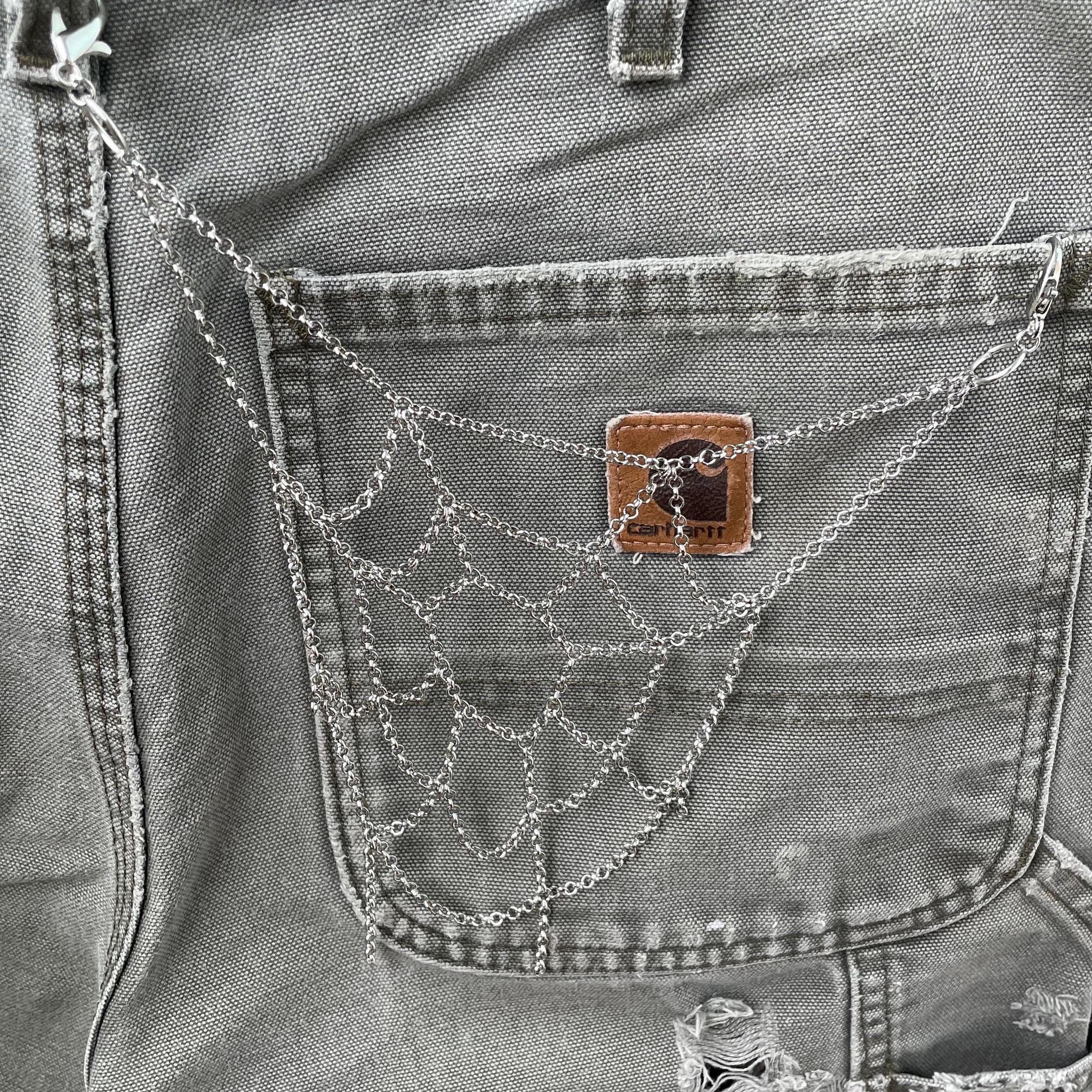Other Pants Chain Spider Web gothic punk grunge Wallet Chain emo Size ONE SIZE - 2 Thumbnail