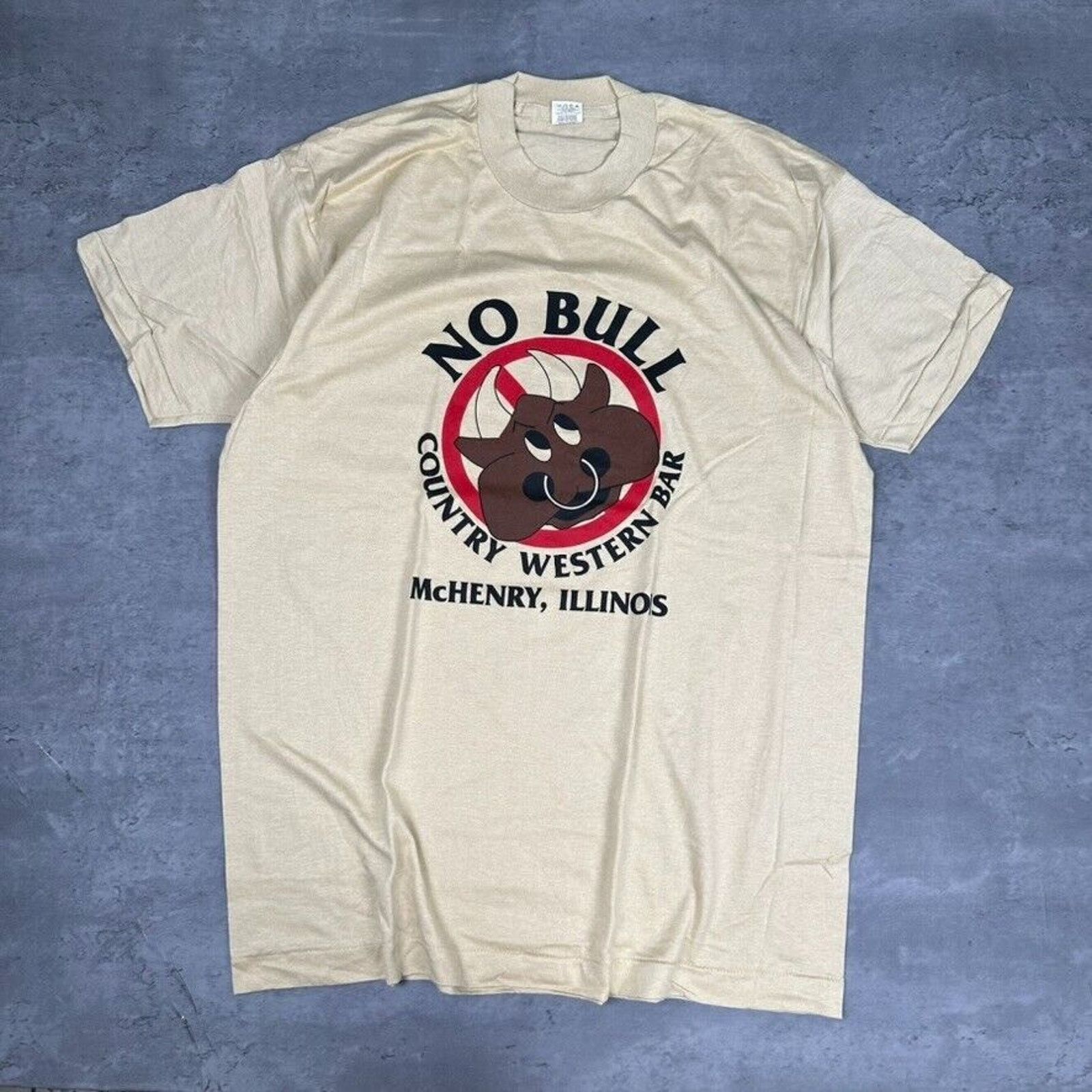 Vintage Vintage Deadstock No Bull Country Western Bar Illinois Shirt Size US XL / EU 56 / 4 - 1 Thumbnail